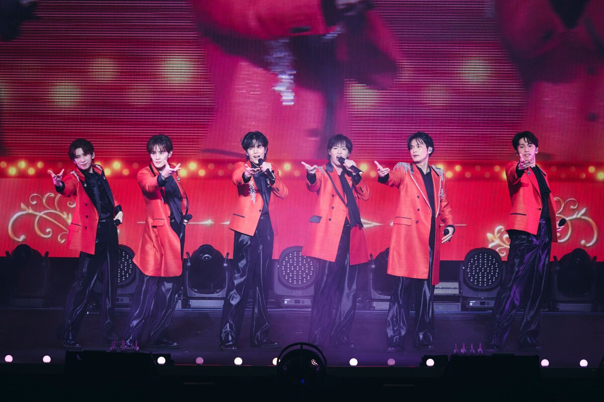 natalie_mu's tweet photo. 【囲み取材レポート】
SHOW-WA初の日本武道館
バンド編成で26曲披露🔥

「ファンと遠く離れたくはない」
6人が抱く次なる夢
https://t.co/LHf6qvUpkS

#SHOW_WA https://t.co/KrAL6mn1hZ
