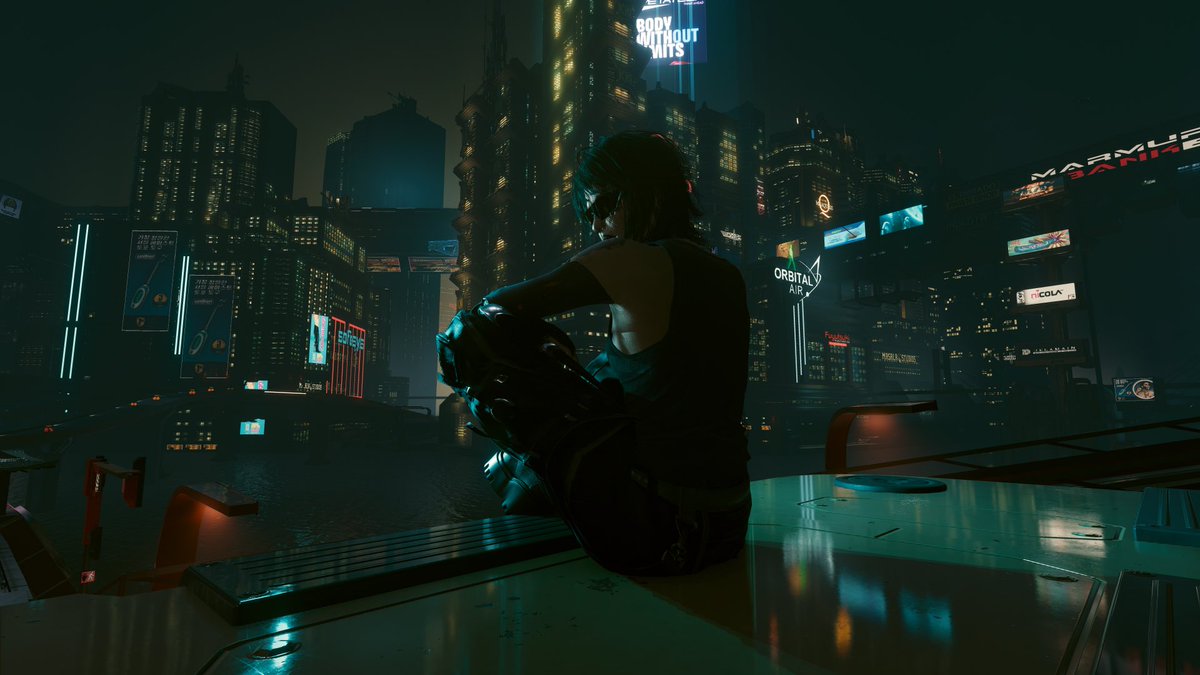 veariax's tweet photo. Johnny: Funny how you still manage to surprise me sometimes 
V: Might be somethin’ I learned from you

…
#cyberpunk2077 #cyberpunk2077V #cyberpunk2077lore #cyberpunk2077photomode https://t.co/GMLqlPq9G4