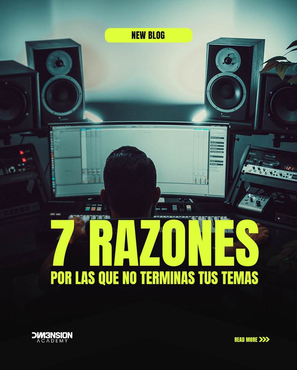 DIM3NSIONMUSIC's tweet photo. 🎛️ Why can’t you finish your tracks?

Bad sound selection, no clear direction, overproducing, overmixing… sometimes the problem isn’t the idea, but the decisions we make along the way.

7 reasons why you’re not finishing your tracks 👇

https://t.co/A61k3yxBH5 https://t.co/GiuHiQb6na