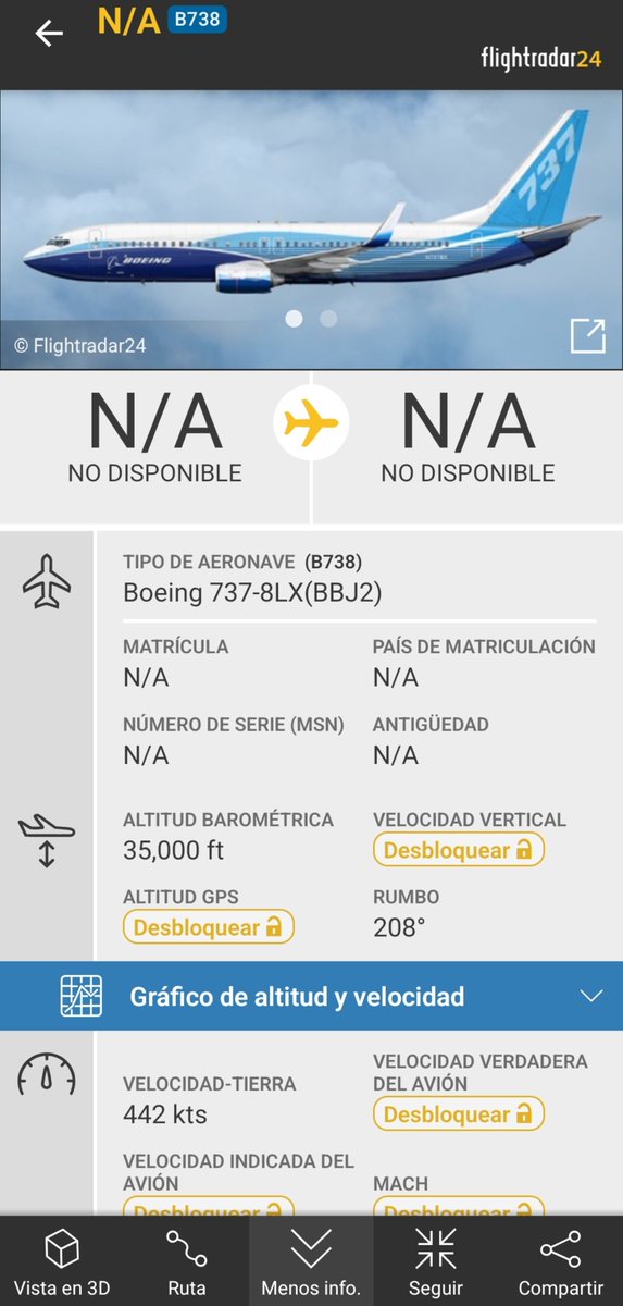 GeoingenieriaMu's tweet photo. 📣Capítulo 1: Tirando del hilo 🧵 🛫
Ayer capturé este vuelo sin origen ni destino,pues con chatgpt me puse a investigar acerca de quién podría ser el propietario de susodicha aeronave,el resultado fue sorprendente. 🧵👇 https://t.co/mNI1ssKP9o