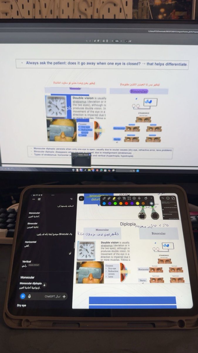 Mansour13x's tweet photo. Week 6 

OPTHA✅
ENT✅ https://t.co/ok5ThRXMHN