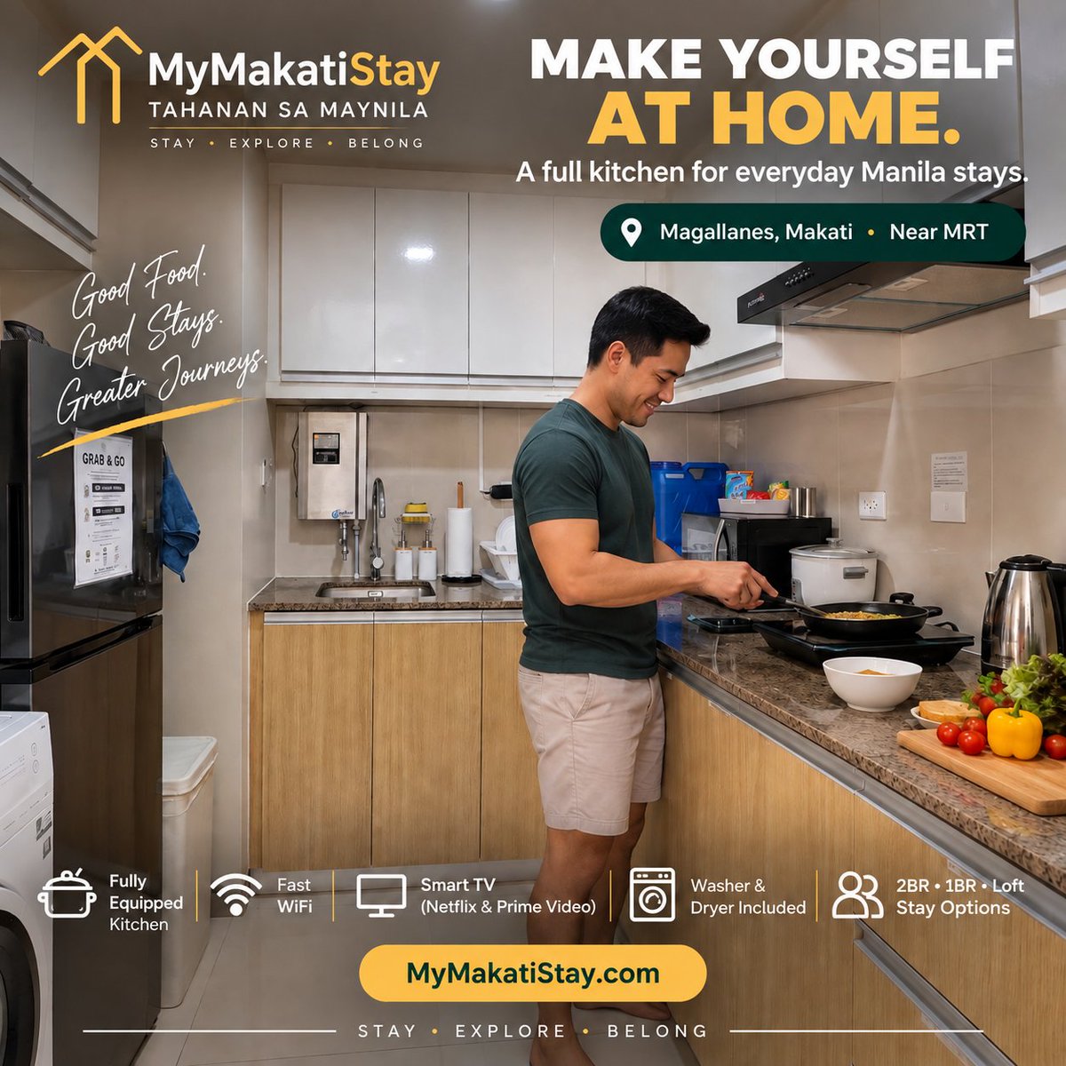 MakatiStay's tweet photo. Full kitchen with everything stay
https://t.co/PmPdtnyCRx https://t.co/xAd23t9HER