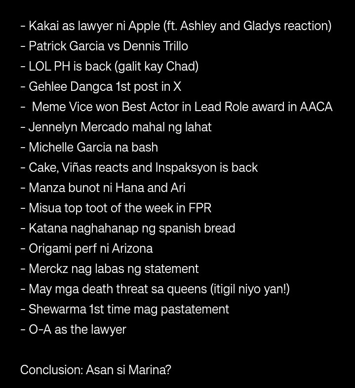 azexrina's tweet photo. TL SUMMARY NG MGA GAES: https://t.co/4ZWELgej2n