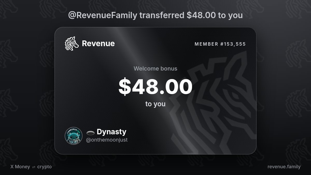 onthemoonjust's tweet photo. @RevenueFamily @RevenueFamily came through with $48.00 https://t.co/BxHPow0qdC