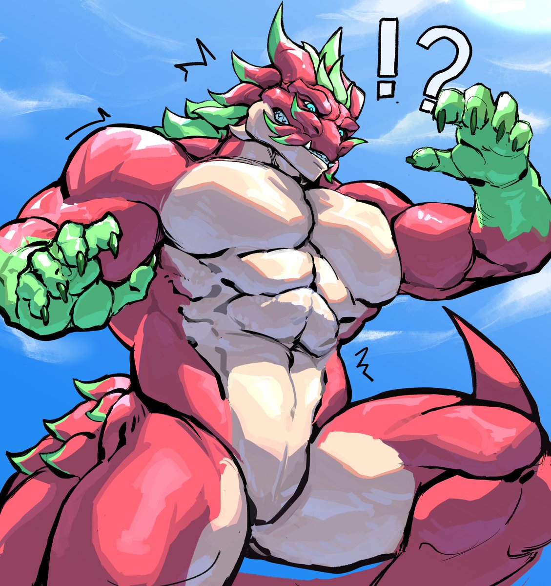 24kBAHAMUT's tweet photo. “Looks like they like dragon fruit juice～” https://t.co/4gjEpn3iCf