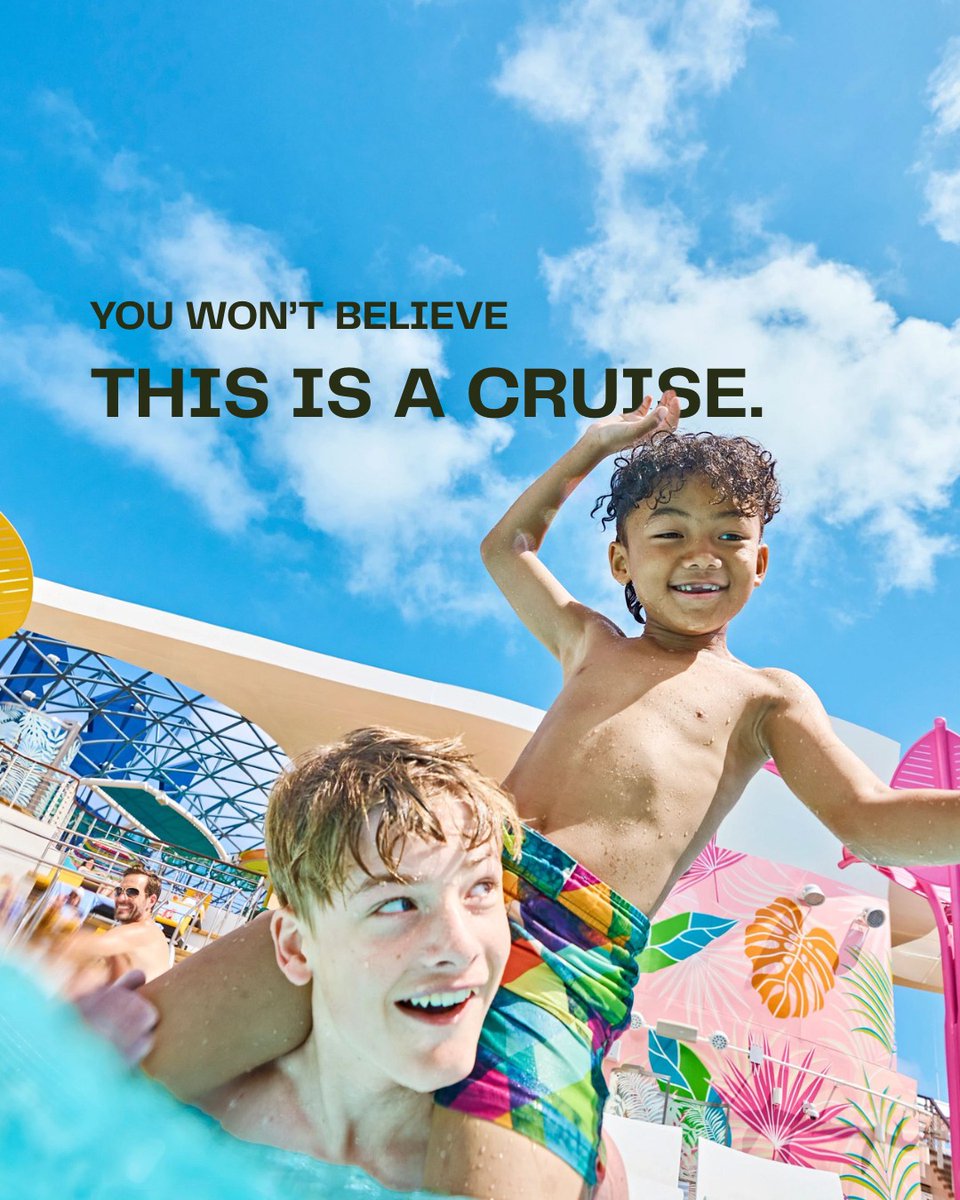edsonrocha1's tweet photo. Who said a cruise has to be slow‑paced? On Royal Caribbean, adventure is part of every day — surf on the FlowRider, climb the rock wall, race down waterslides, and step ashore somewhere new in the Caribbean or Bahamas. ✨

If you’re craving a https://t.co/2M5PzOUtyu