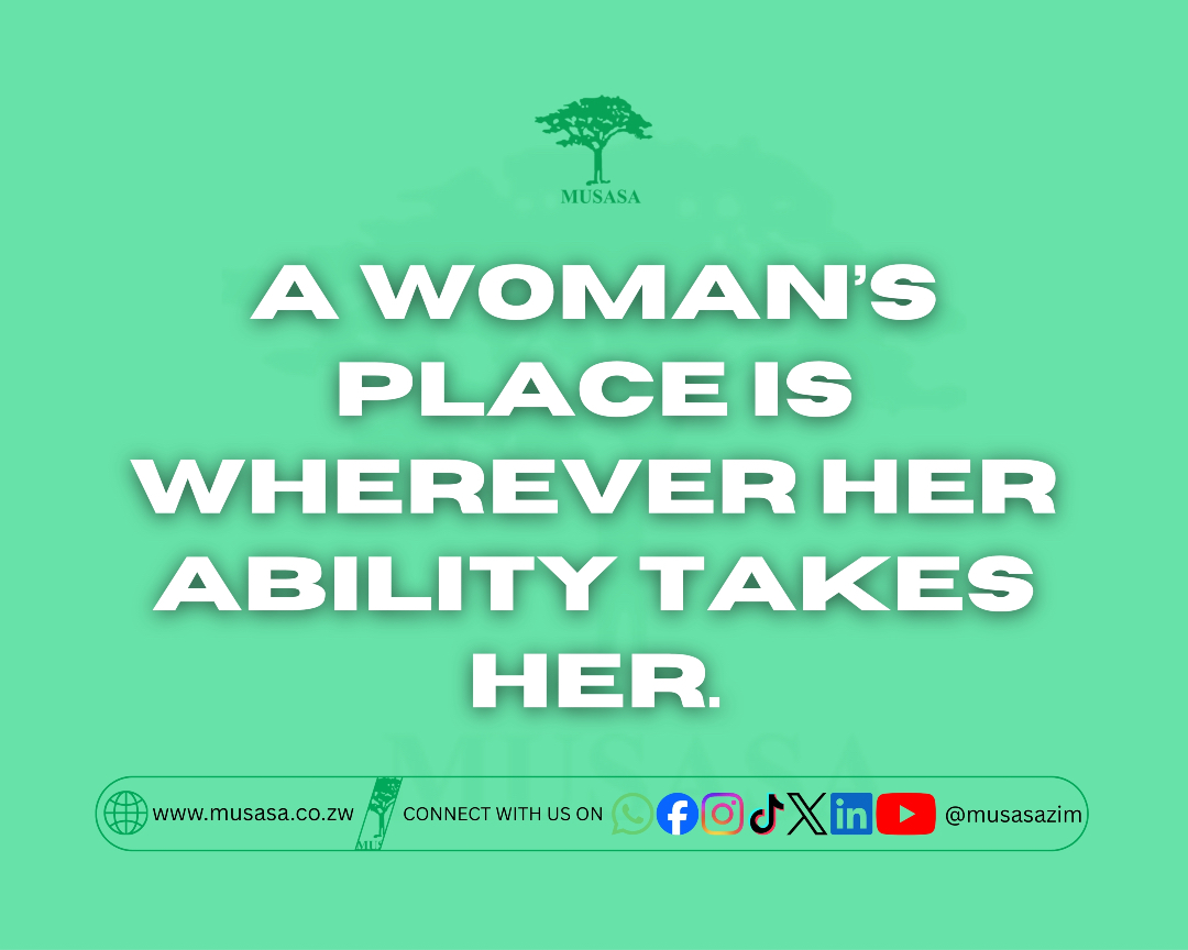 MUSASAZIM's tweet photo. A woman’s ability should never be limited by outdated expectations of where she belongs. When women have the freedom to pursue their ambitions, everyone benefits from what they bring.

#endgbv https://t.co/RcrYKQowTj