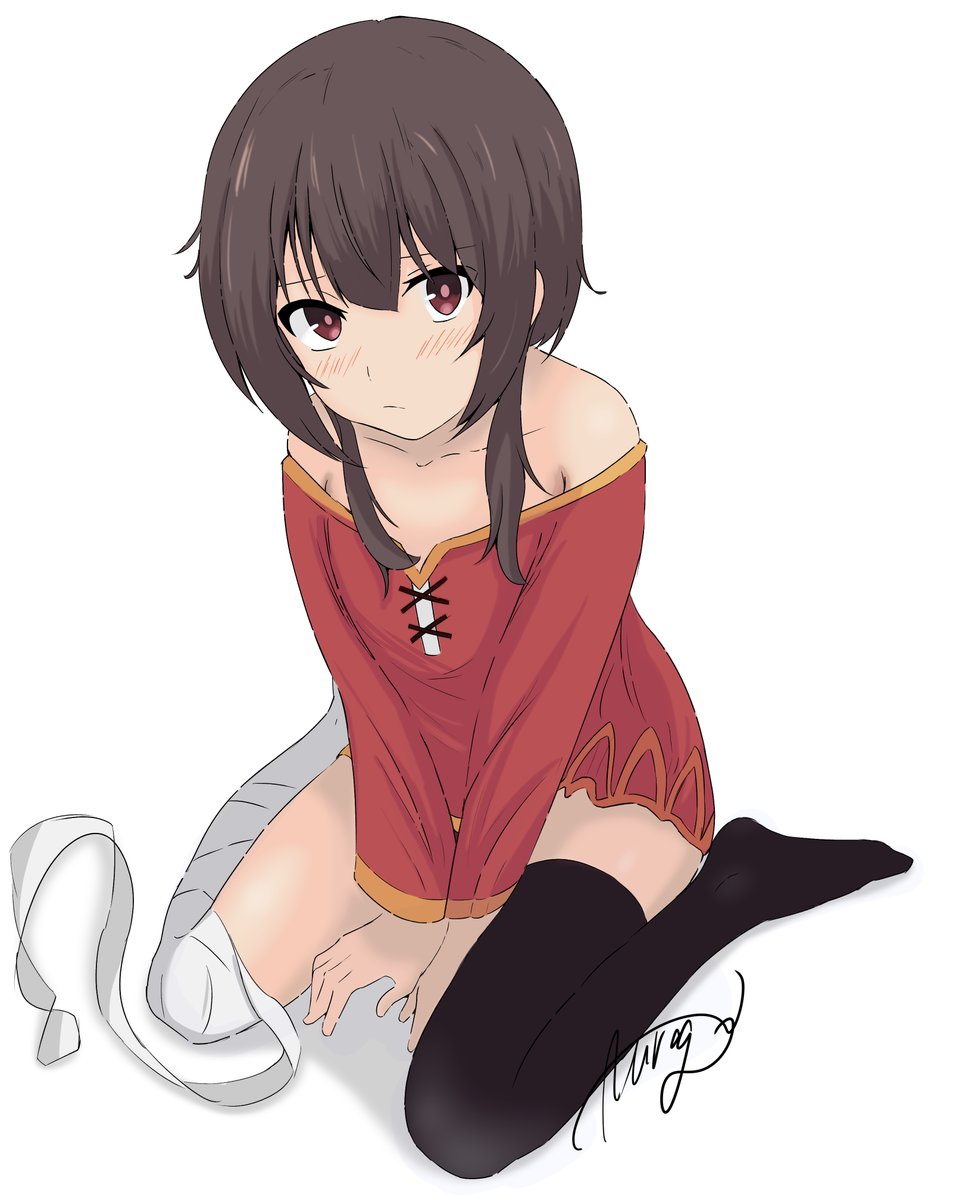 Qixisis's tweet photo. 過去絵　描きなおし　めぐみん
＃このすば https://t.co/Z2Lk06y0uE