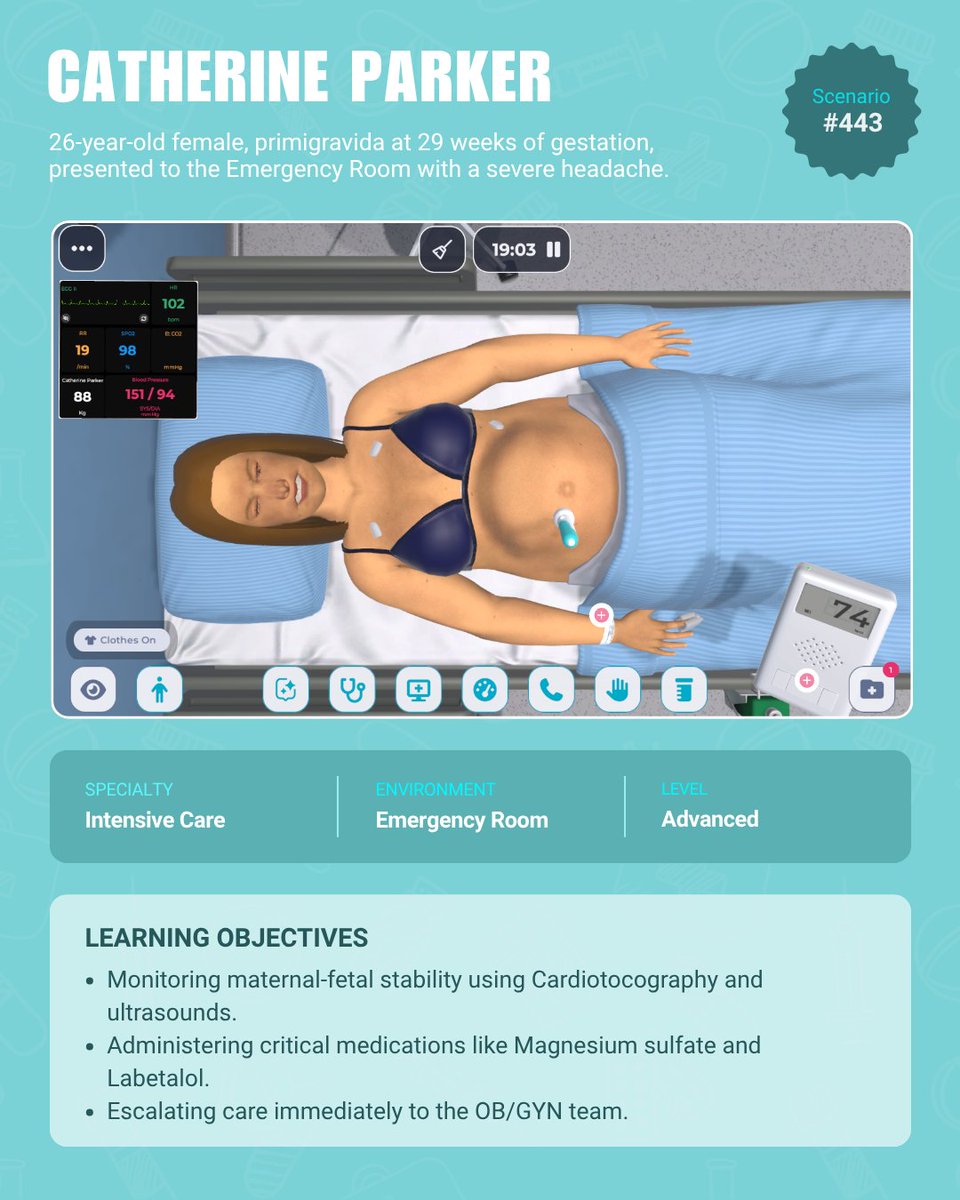 BodyInteract's tweet photo. 🚀 September's Most Played Scenarios on Body Interact are here!

🩺 #152 Corine Morse: Gastrointestinal, Basic
🫀 #572 Erik Huddleson: Cardiology, Intermediate
🤰 #443 Catherine Parker: Intensive Care, Advanced

Try it yourself: https://t.co/zakeFZYDzd https://t.co/JbSrl4LzQf