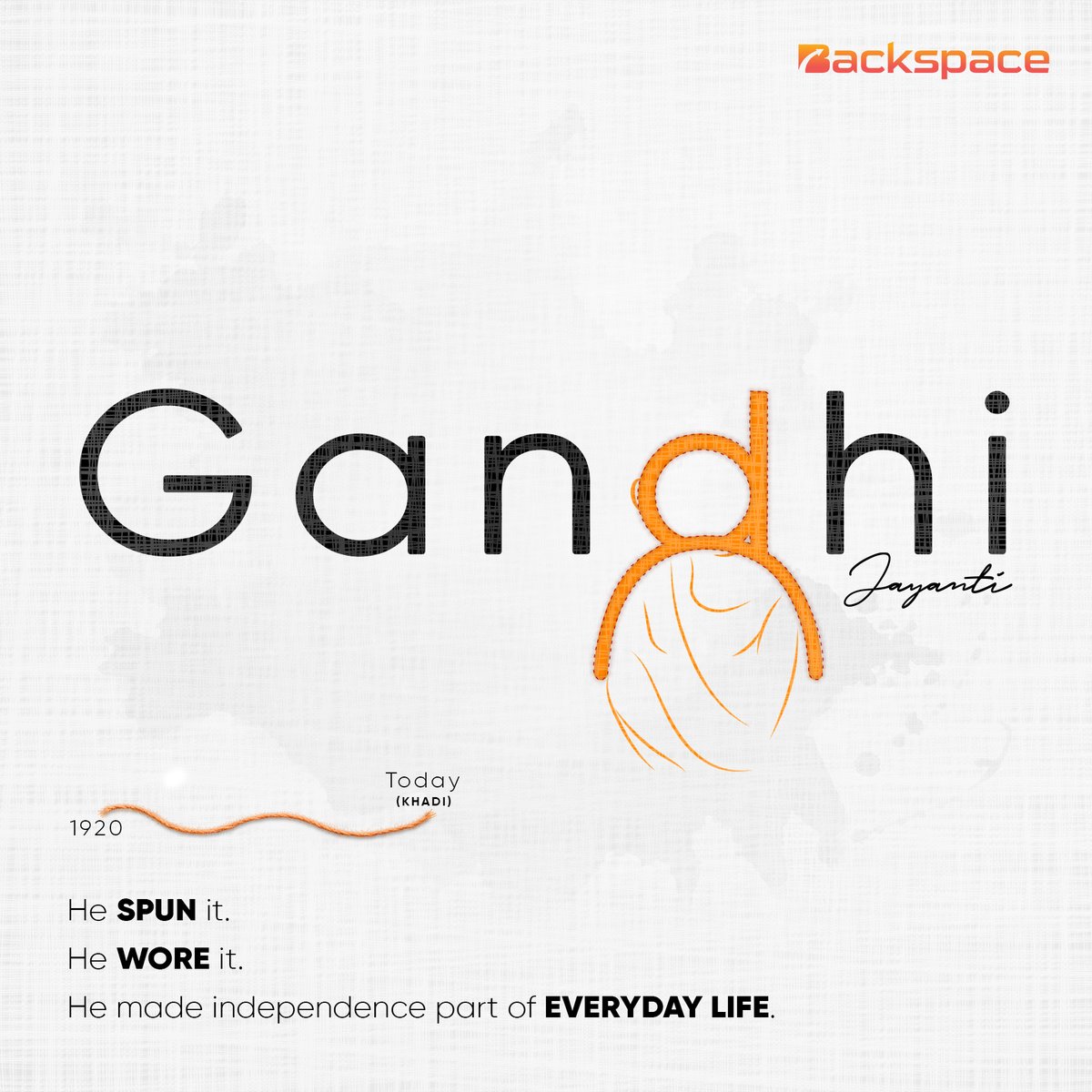 TechBackspace's tweet photo. Thanks for weaving India together❤️

#gandhijayanthi #fatherofnation https://t.co/mPwt2N7FZO