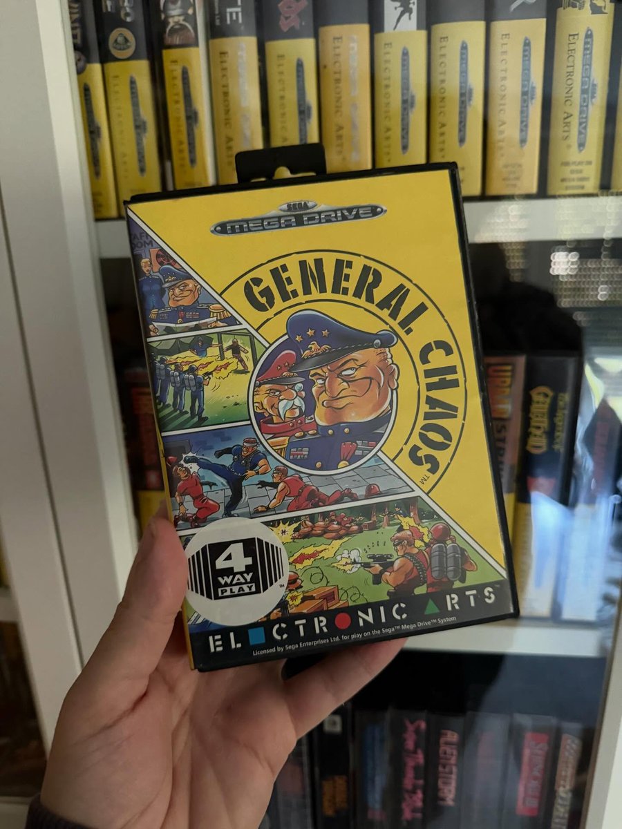 luquinhalapleto's tweet photo. #retrogaming #segamegadrive
#80skid #instagaming

Today, for #segasaturday, I present to you a new game in my collection, General Chaos. In this game there is a Series of battles between two Generals, General Chaos and General Havoc. The Objektive https://t.co/Vf5RyVemmi