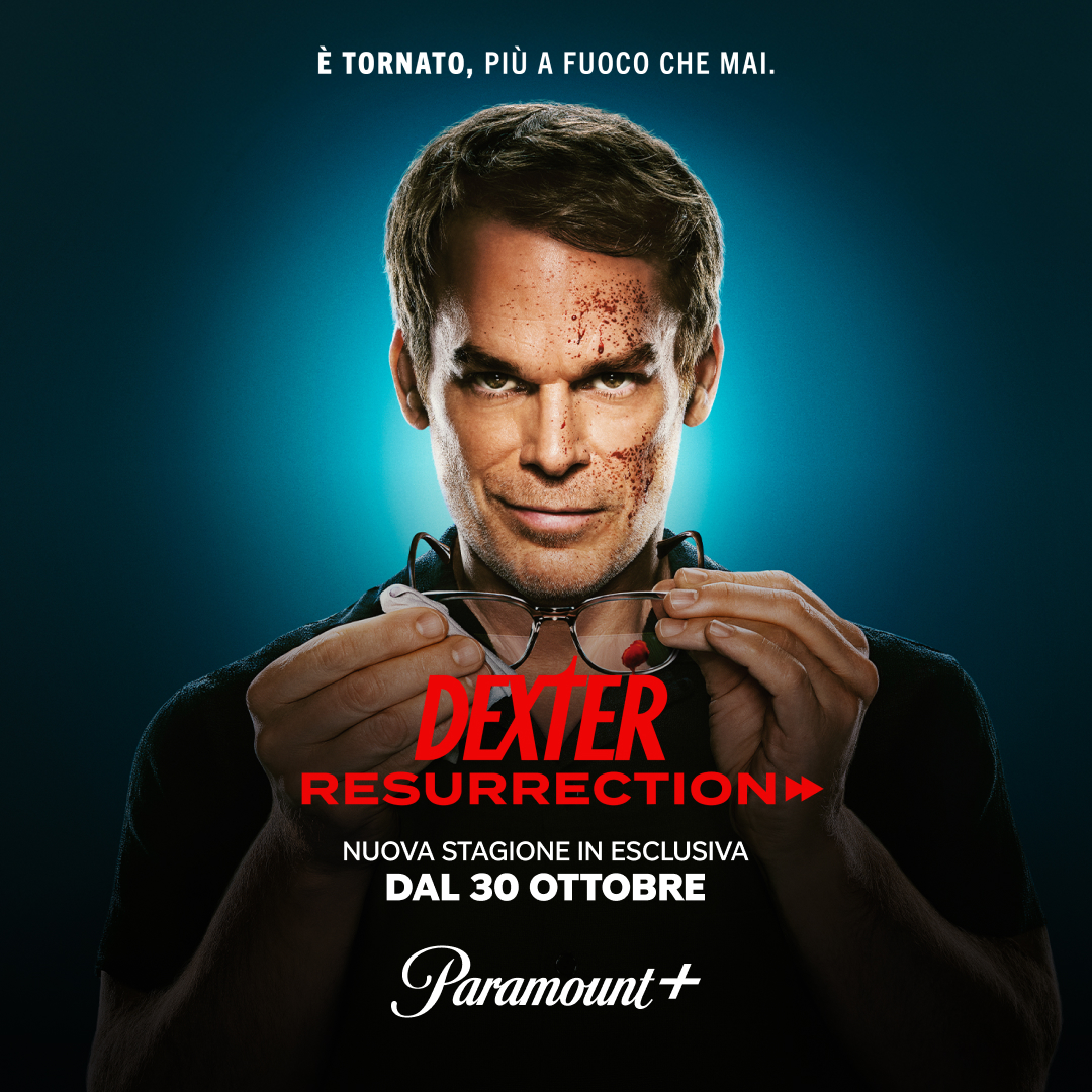 ParamountPlusIT's tweet photo. Il nostro amore per lui non invecchia mai.🩸#DexterResurrection torna il 30 ottobre con la seconda stagione, solo su #ParamountPlus https://t.co/CVtLGgl7r8