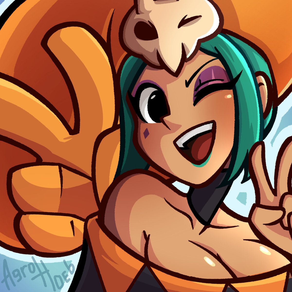 AgroHoeb's tweet photo. hi
 
idk what to say

#skullgirls #skullgirlsfanart #Cerebella #MsFortune #fanart #squigly https://t.co/t2eKt3KdOX