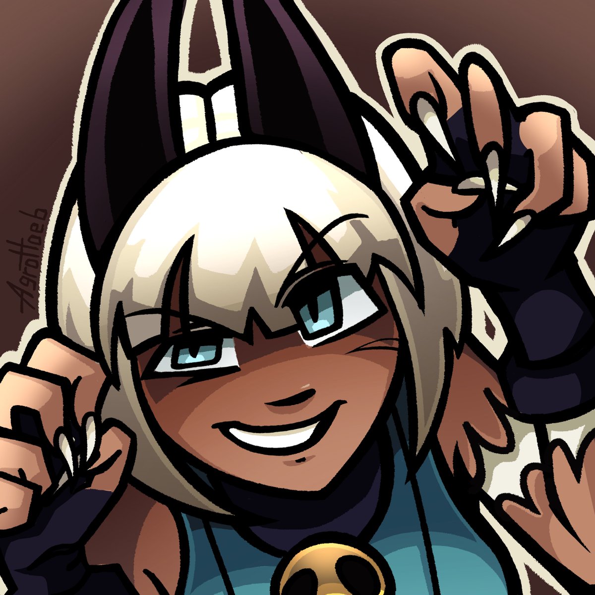 AgroHoeb's tweet photo. hi
 
idk what to say

#skullgirls #skullgirlsfanart #Cerebella #MsFortune #fanart #squigly https://t.co/t2eKt3KdOX