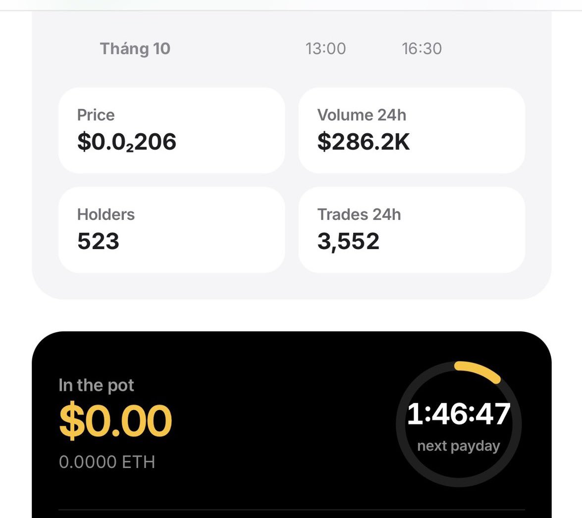 thiengugo1's tweet photo. Everyone already bailed? 👀😂

15 minutes with basically zero volume… starting to feel like the hype is fading fast.

Is $SHILL about to follow the same path as $YAP? 😭

Let’s see what happens next. DYOR. https://t.co/3nbYJ8BxHX