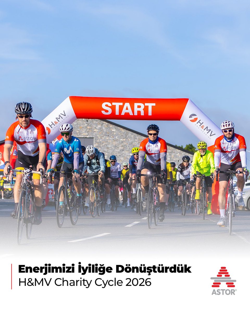 astorglobal's tweet photo. We support sports and social impact with our energy.

On September 19, 2026, we were proud to take part as the main sponsor of the H&MV Charity Cycle – Slievenamon Loop 2026, held in Tipperary, Ireland.

Taking place across 50 km and 100 km routes, the event brought participants together to turn the energy of sport into social impact.

Proceeds from the event were donated to the Dillon Quirke Foundation, which supports young people and communities through sport, and Irish Guide Dogs for the Blind, which provides guide dogs to help people who are blind or visually impaired live more independently and safely. The Dillon Quirke Foundation carries out projects that encourage young people to engage in sport and help strengthen communities, while Irish Guide Dogs for the Blind provides trained guide dogs to support greater independence in the daily lives of people who are blind or visually impaired.

We are proud to have been part of this meaningful event, which transforms the unifying power of sport into social impact.

Our energy is in motion, goodness is everywhere.

TR

Enerjimizle sporu ve toplumsal faydayı destekliyoruz.

19 Eylül 2026’da İrlanda’nın Tipperary bölgesinde gerçekleşen H&MV Charity Cycle – Slievenamon Loop 2026 etkinliğinde ana sponsor olarak yer aldık.

50 km ve 100 km’lik parkurlarda gerçekleşen etkinlikte katılımcılar, sporun enerjisini toplumsal faydaya dönüştürmek için pedal çevirdi.

Etkinlikten elde edilen gelirler, gençlerin ve toplulukların spor yoluyla desteklenmesine katkı sağlayan Dillon Quirke Foundation ile görme engelli bireylerin bağımsız ve güvenli bir yaşam sürmelerine destek olmak amacıyla rehber köpekler sağlayan Irish Guide Dogs for the Blind’ın çalışmalarına aktarıldı. Dillon Quirke Foundation, özellikle gençlerin sporla buluşmasını ve toplulukların güçlenmesini destekleyen projeler yürütürken; Irish Guide Dogs for the Blind, görme engelli bireylere eğitimli rehber köpekler sağlayarak onların günlük yaşamlarında daha bağımsız hareket edebilmelerine katkı sunuyor.

Sporun birleştirici gücünü toplumsal faydaya dönüştüren bu anlamlı etkinliğin bir parçası olmaktan mutluluk duyuyoruz.

Enerjimiz hareket halinde, iyilik her yerde.