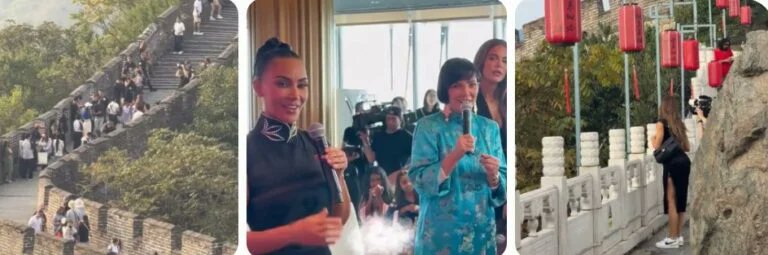 Asiavibe_72's tweet photo. The Kardashian family has added a distinctly cultural and outdoors-focused chapter to its latest trip to China, with Kim Kardashian, Khloé Kardashian and Kris Jenner spotted at the Mutianyu section of the Great Wall in Beijing.
https://t.co/JGKD8I65KE https://t.co/vTIxAzd9uw