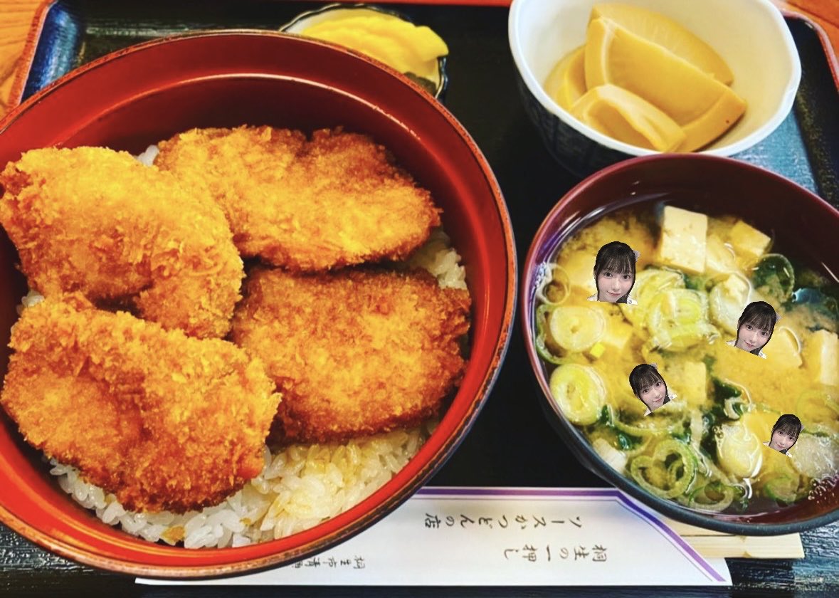 shino_sukiiro's tweet photo. 群馬に来たら、これ食べて！🍴

今日は「ソースカツ丼」です🥩

群馬のソースカツ丼はソウルフードでご当地グルメ！！
サクサクのカツに甘めのソースが絡んで、ご飯が進みます🤤
味濃いものだいすき！みんなは？？

おすすめのお店は「藤屋食堂」！
桐生市に行ったらぜひ食べてみてね💚

#GIF2026 https://t.co/EHBasa7VZu