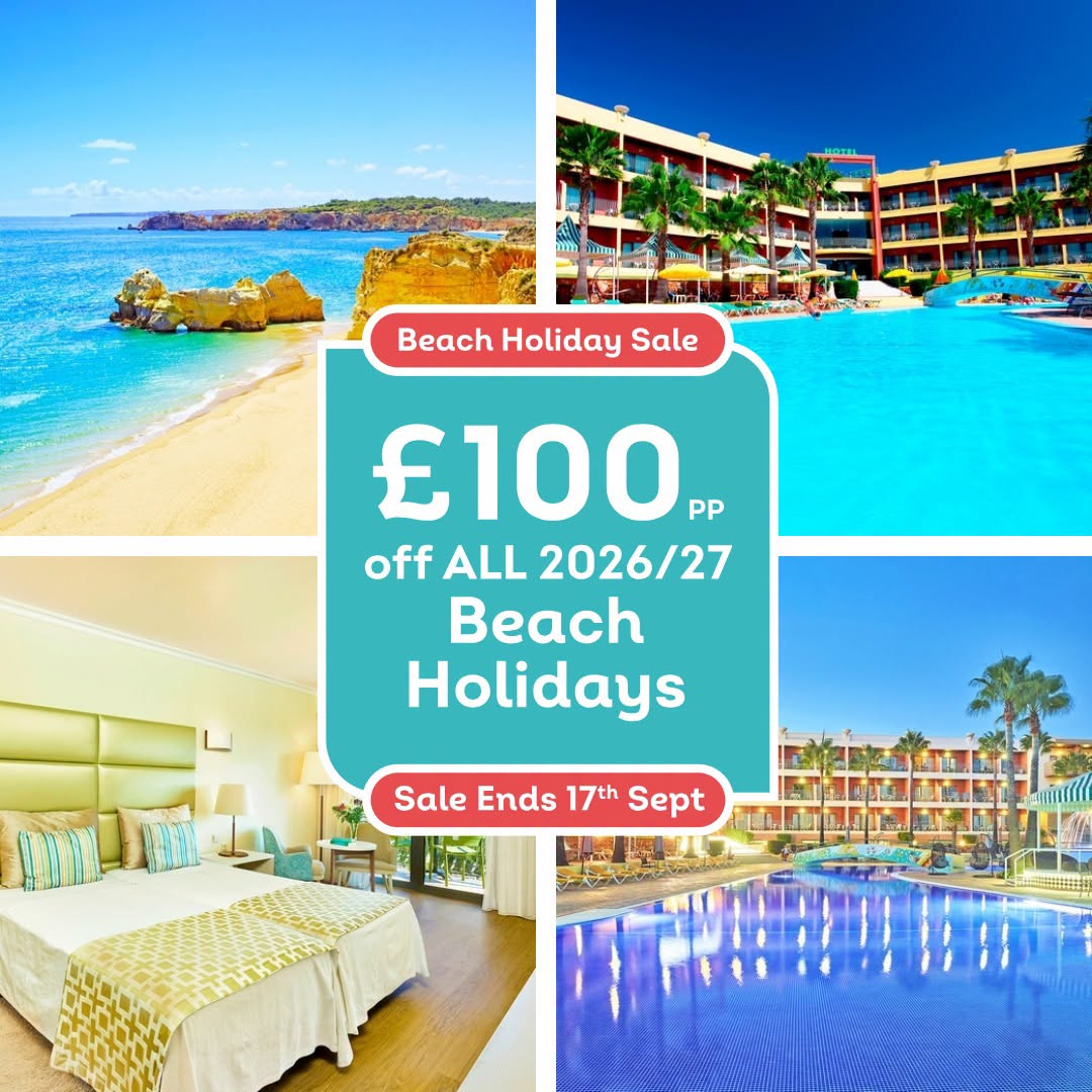 Fefodias's tweet photo. 🇵🇹 Idyllic Algarve Winter Escape - 3 Weeks NOW from only £869pp! (was £969pp) 🇵🇹

🔥 Beach Holiday sale now live! Enjoy £100 per person off ALL 2026 and 2027 Beach Holidays and Multi-Centre Holidays. 🏨 4⭐️ Baia Grande Hotel, Albufeira
✨ Relax for https://t.co/iZAmKkdMih