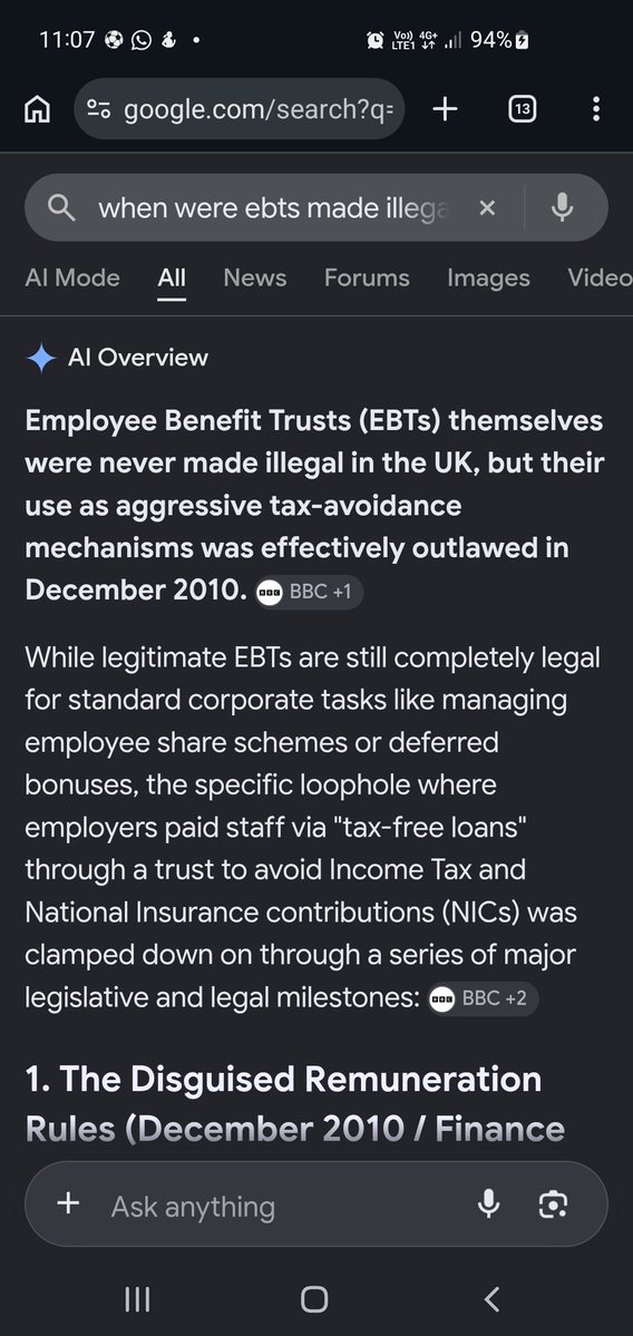 physicsman79's tweet photo. @turasatana1 @RJMCeltic67 Also as well, he is  mentioning Souness and McCoist ad beneficiaries. 
In 2001???
Also the scheme was made illegal in 2010 so as proven our punishment was retrospective for a crime that didn't exist at the time.
Biggest stitch up in football! https://t.co/J3DdO9U6L6