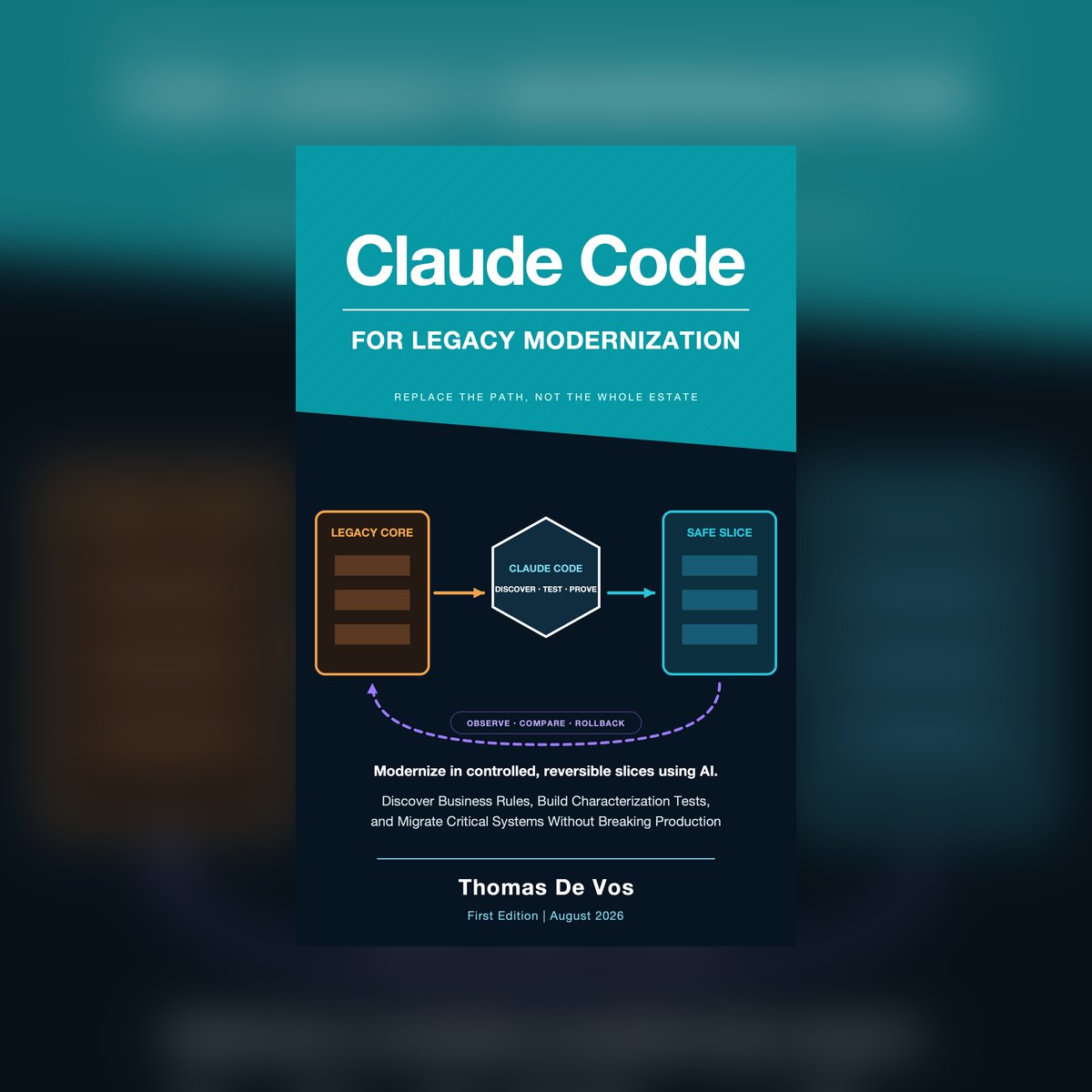 leanpub's tweet photo. Claude Code for Legacy Modernization by Thomas De Vos is on sale on Leanpub! Its suggested price is $39.00; get it for $14.39 with this coupon: https://t.co/ofq5avlkKS #software_engineering #systemsengineering https://t.co/IfLd6T4qCu