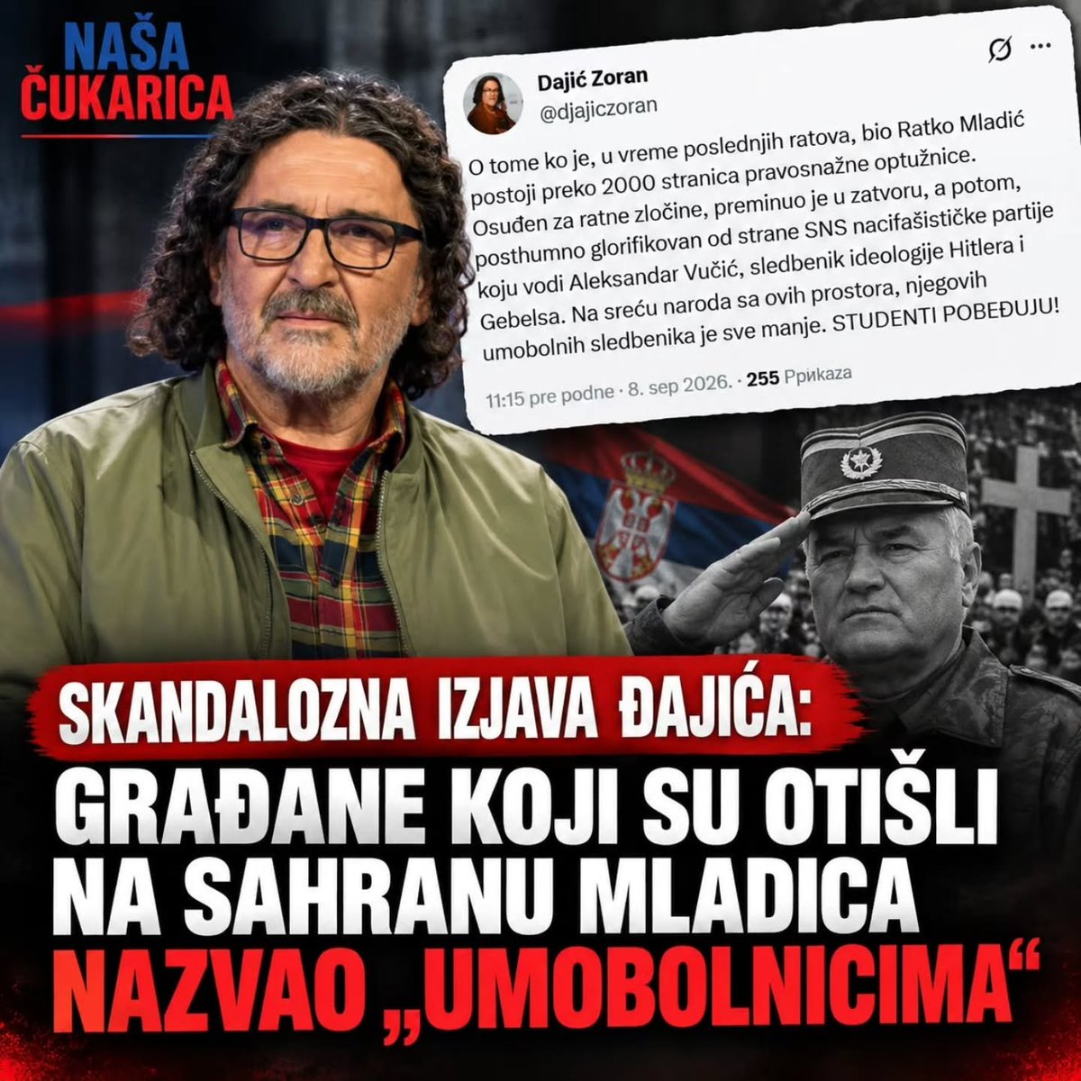 TheWitcher__3's tweet photo. Ви и даље не верујете да је ово БНД листа, него "студентска", је ли пумпославна не марво. 😏
Пробуђен спавач, 54. на листи Зоран Ђајић https://t.co/iCg3NMXS4A