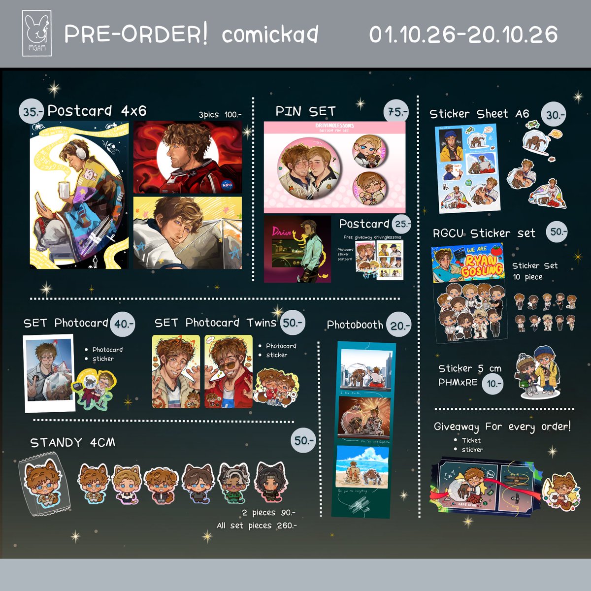 mm_mako22's tweet photo. Pls RT to appreciate | พรีออเดอร์งานcomickad 🤲🤍

📤ระยะเวลาพรีตั้งแต่วันที่ 1 ต.ค-20 ต.ค เวลาเที่ยงคืน

📮มีแค่รอบไปรเท่านั้นนะคะ!จะคิดค่าส่งที่40฿ค่า

ด้อม #PHM|#RGCU|#Ironlung|#Re

จะมี giveawayให้ทุกออเดอร์ที่พรีด้วยนะคะ!ขอขอบคุณที่มาอุดหนุนเรานะคะ🥹🙏

ลิ้งค์พรีใต้โพสนี้↓ https://t.co/FzyGQ4lHCg