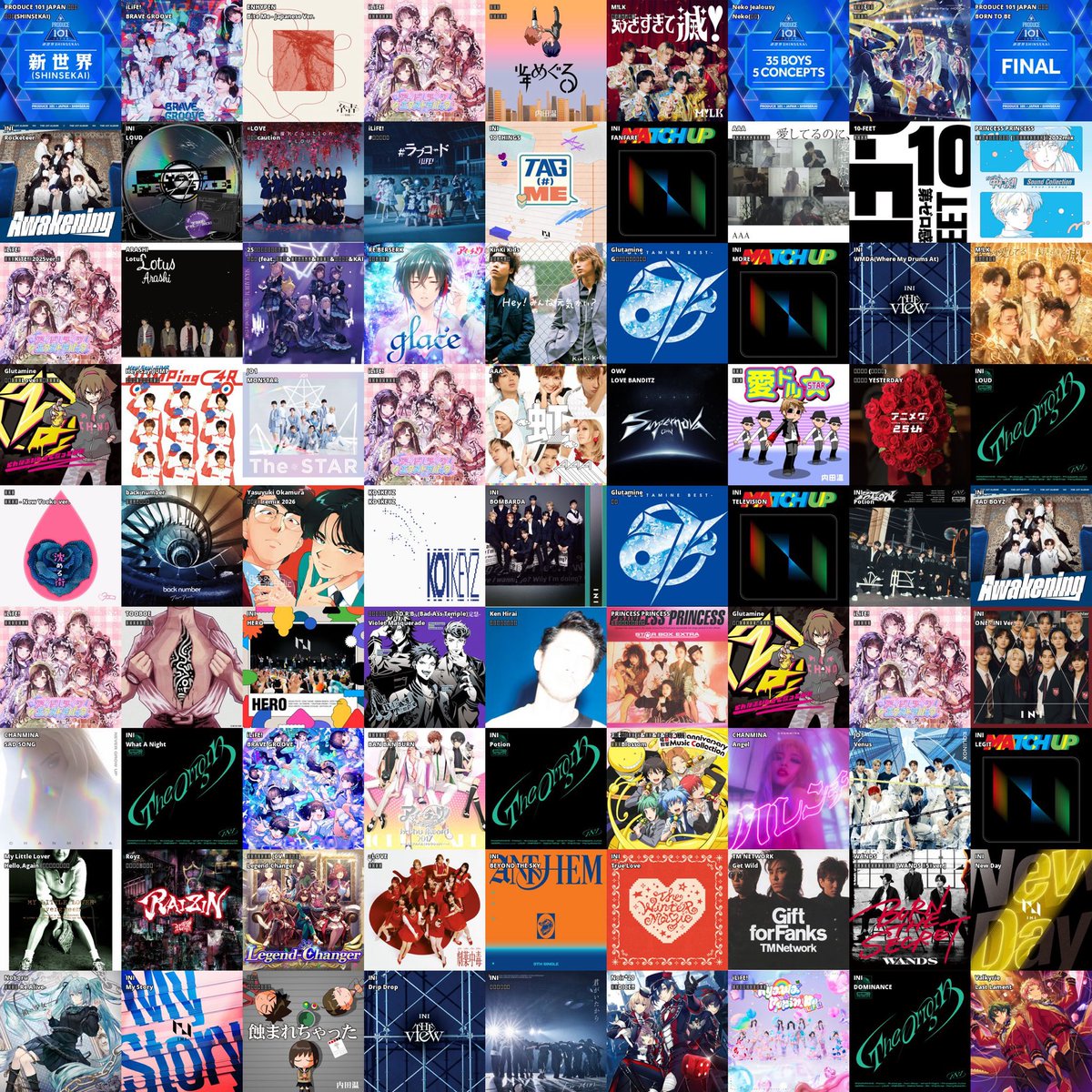s4ucly23's tweet photo. 噂の自分が聞いている曲をまとめてくれるヤツやってみたჱ̒՞ ̳ᴗ ̫ ᴗ ̳՞꒱ https://t.co/YtLHasjab5