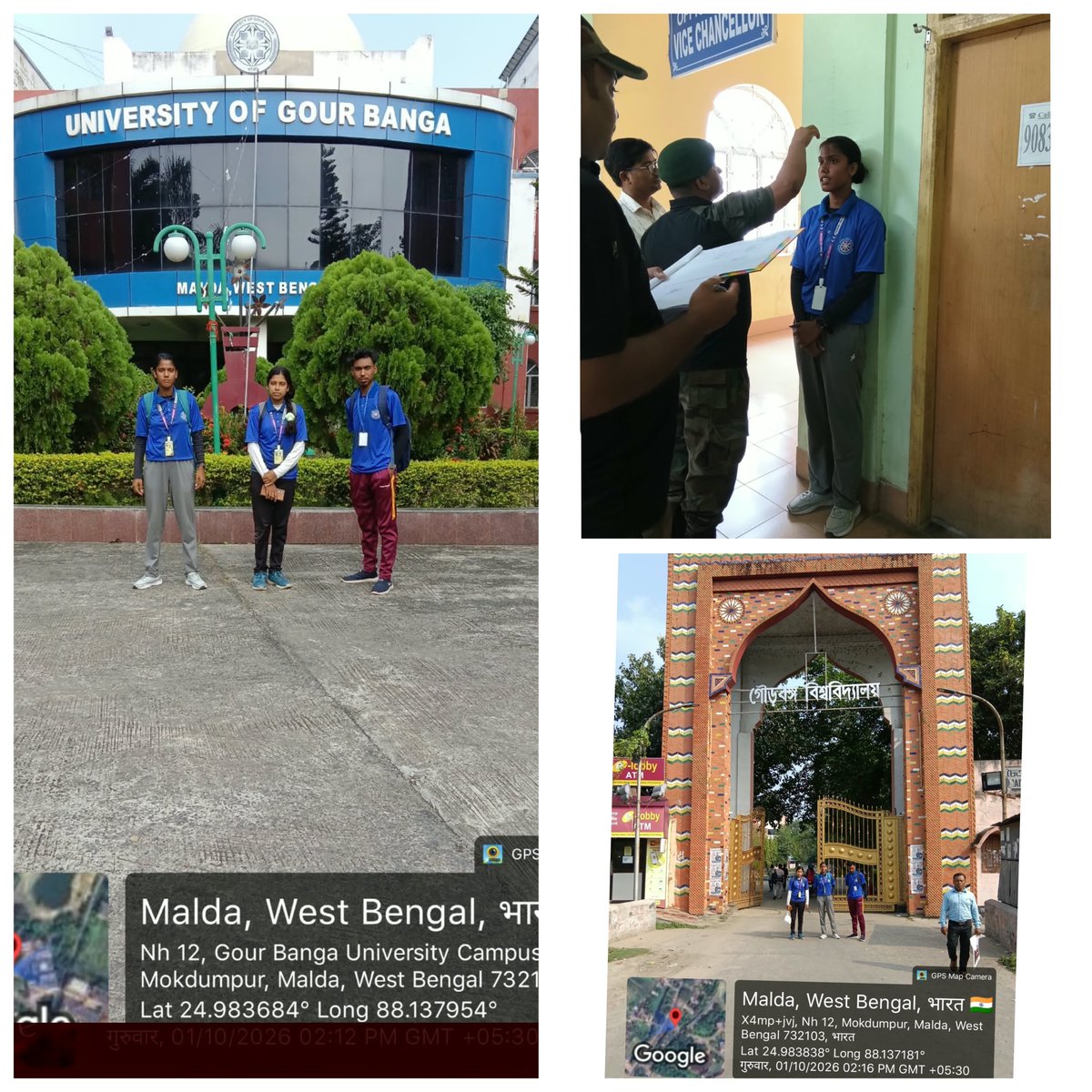 ChanchalNss's tweet photo. Three NSS volunteers from Chanchal College participated in the Pre-Republic Day (Pre-RD) Camp at the University of Gour Banga. https://t.co/JcXynwCEyv
