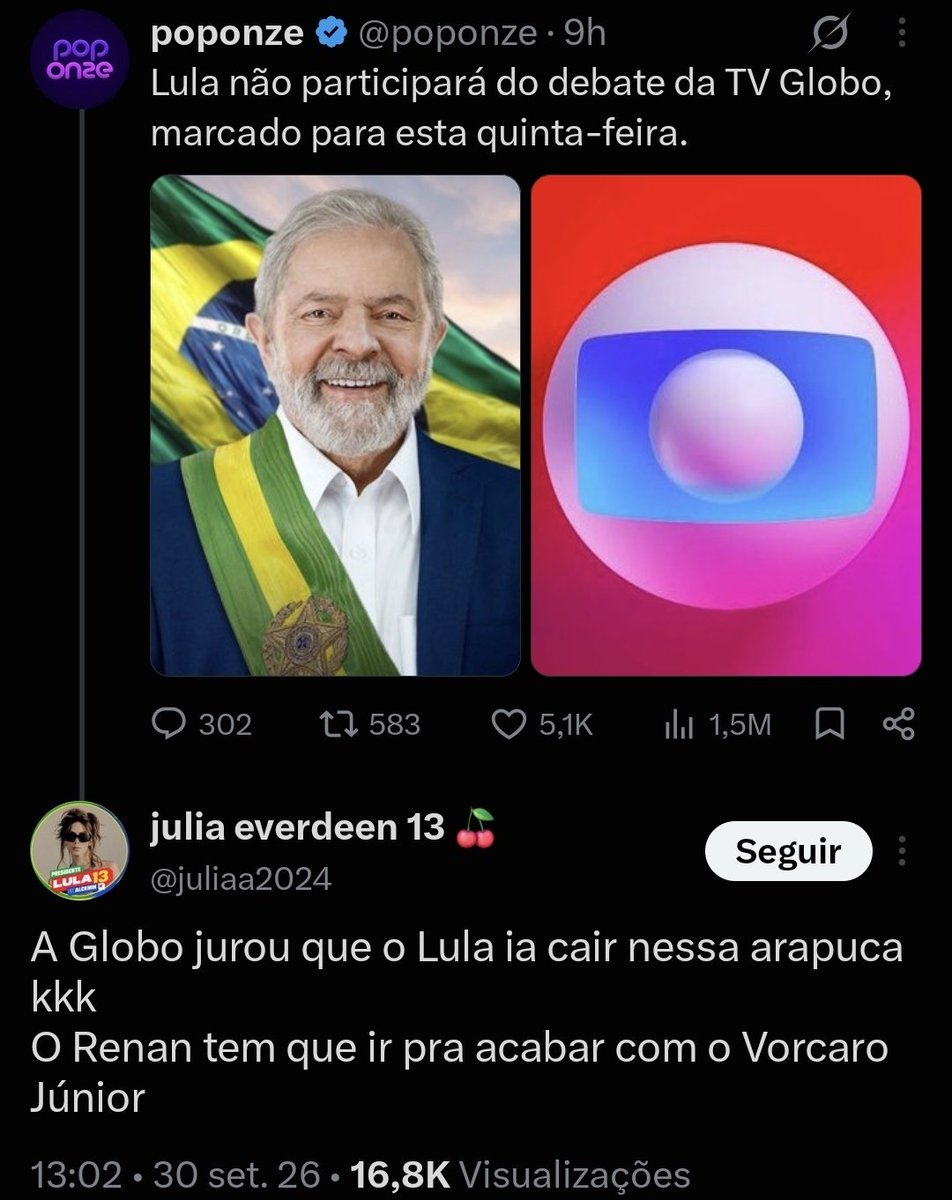 incEldiano's tweet photo. @HTrofia82953 Até os petistas consideram o Renan como linha auxiliar do PT kkkk https://t.co/J0b4xPWIDF
