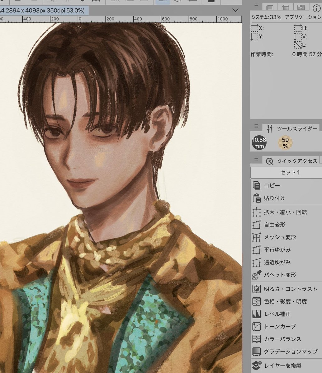 towariuso's tweet photo. ワンドロ颯斗さん  #ワンエンFA https://t.co/3xVQWSfMZh
