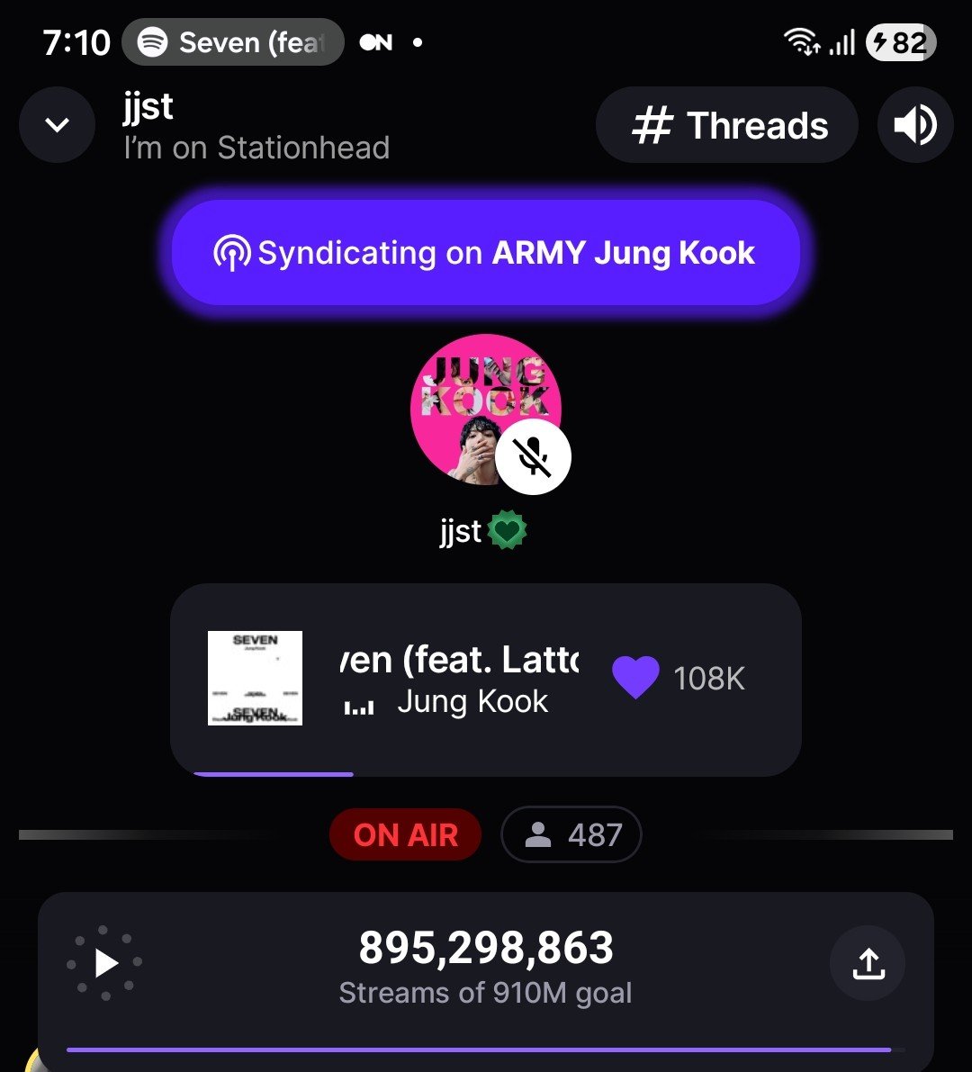 A51822393's tweet photo. @JKJP_STREAM_ 📢JJST Stationhead ON AIR🎧♪

💚開催ありがとうございます💚

STREAM FOR JUNGKOOK
💚 https://t.co/087LaqMzYN