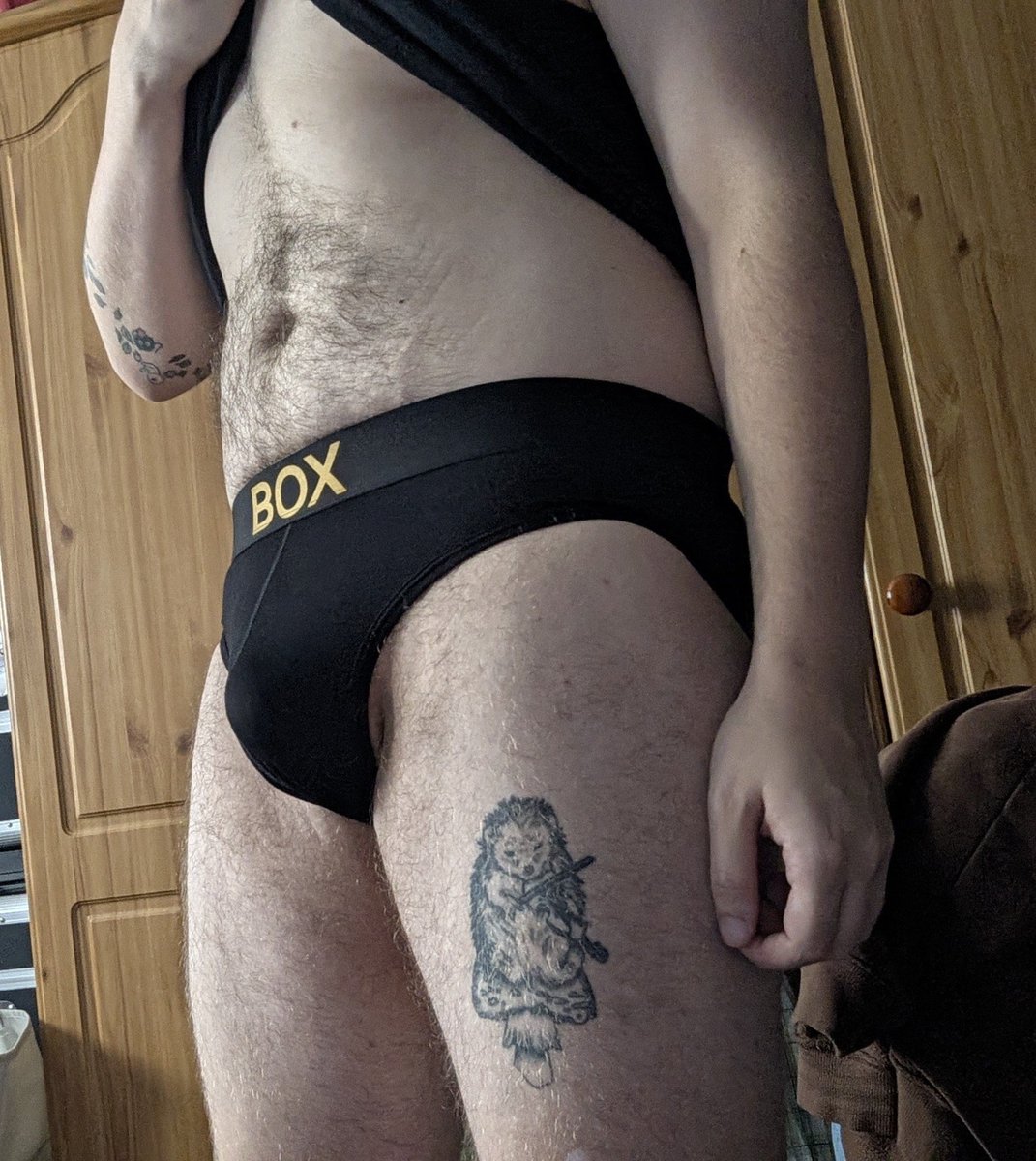 STheCub_'s tweet photo. Goodmorning! Woke up to a delivery of new underwear so had to try some on of course 😝 https://t.co/ppg6WpDdWe
