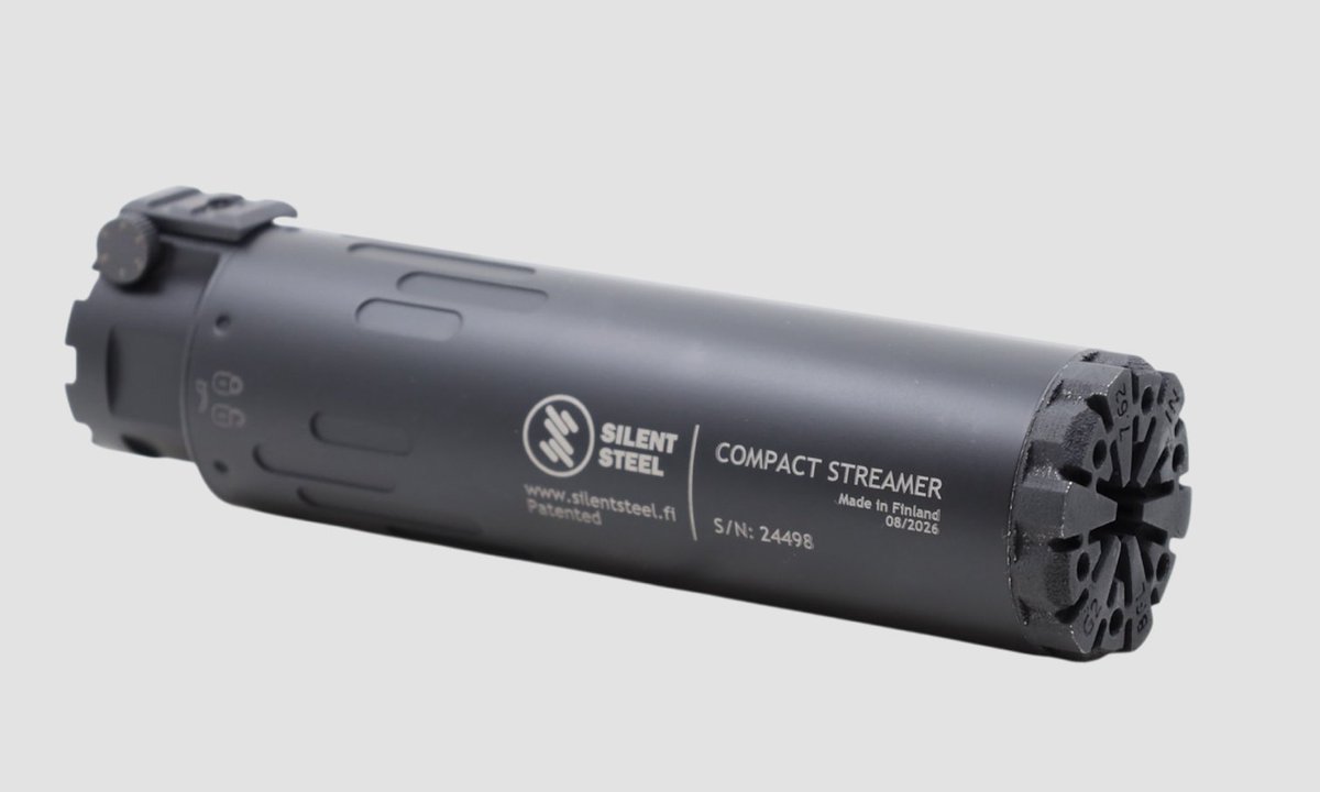 KdoMagazin's tweet photo. Covert Operations: #SilentSteel aus Finnland präsentiert die neue Gen2 #Schalldämpfer-Serie #XSTREAMER und COMPACT STREAMER für die behördliche Anwendung von #Polizei und #Militär in Bereich der Repetierwaffen.
https://t.co/E9MtrvNL6W
#SOF #Bundeswehr https://t.co/Hzdkc5HB1X
