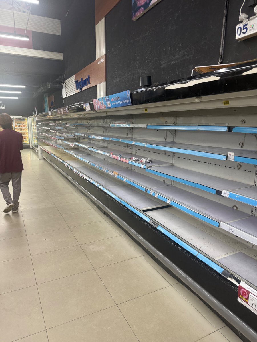 SiouxsieShoo's tweet photo. There’s only one word for this, Barbarism.

The Natto fridge emptied awaiting its new Central Group overlords 

#MaxValue https://t.co/NQKZie8Yj0