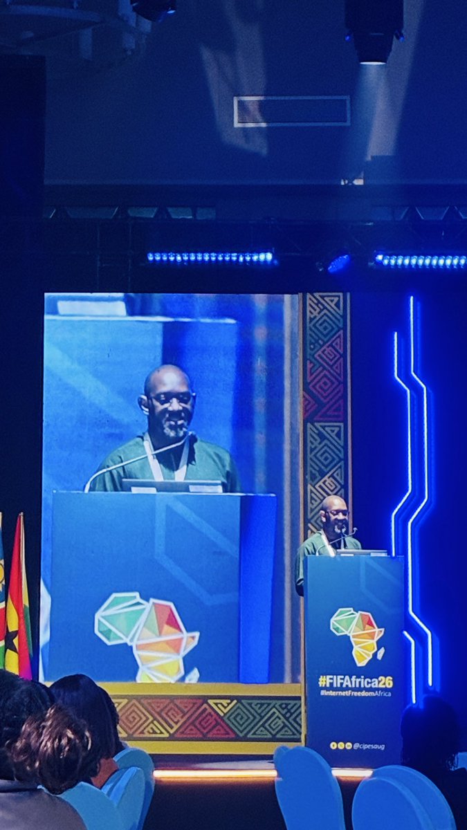 mashanubian's tweet photo. Closing ceremony #FIFAfrica26
Launching @cipesaug-led 2026 State of Internet Freedom in Africa #SIFA
Live streamed: https://t.co/hia1iAaM0W https://t.co/fp5WgbgKGv