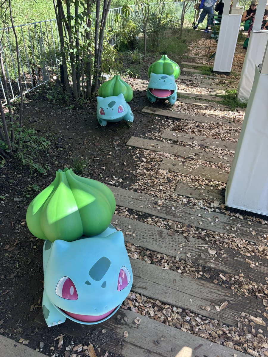 demi___glace's tweet photo. 初ポケパークぼっちでも楽しかった！
カメラロールがフシギダネだらけ☺️
 #ポケパーク https://t.co/ONW0EqUjcS