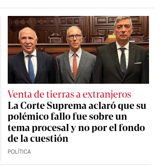 arilijalad's tweet photo. La Corte Suprema no aclara, MIENTE

Es sencillo:

1) No tenían ninguna obligación de resolver este caso, no tienen plazos así que nada los apuraba. 
2) Si elegían NO resolverlo seguía vigente el freno a la extranjerización de la tierra. Eligieron destrabar ese negocio.
3) Si querían resolver la cuestión de fondo era simplemente esperar, como hacen con miles de expedientes. Eligieron resolver rápido.
4) Le pasaron por encima al Congreso, que dijo taxativamente no a la extranjerización.