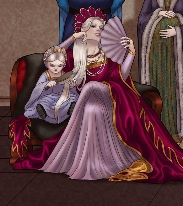 LUASMO0N's tweet photo. LITTLE GAEL BRUSHING VISERRA'S HAIR IN JOTA'S NEW ART IM GONNA DIEEEEE OH MY BABY https://t.co/FQAIOOmiq9
