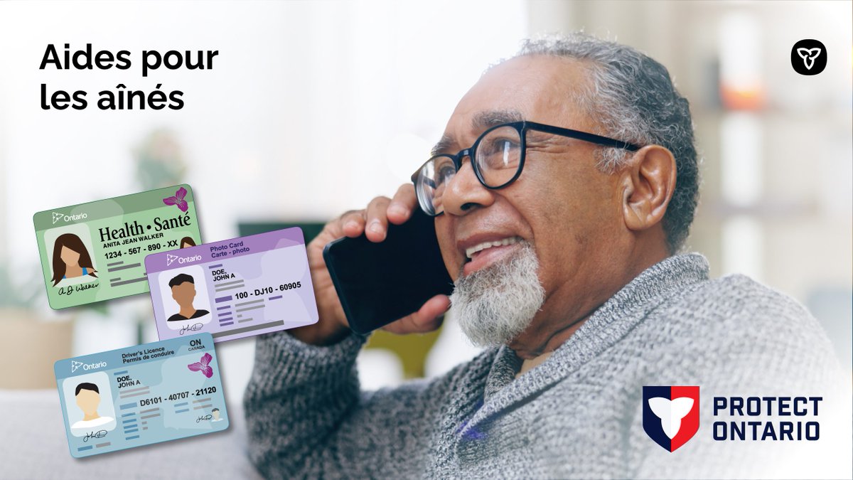 ServiceONT's tweet photo. Bonne #JourneeNationaleDesAines!

ServiceOntario aide les aînés de l’Ontario à obtenir des services.

Conservez ces numéros :
📞 Renseignements et RV – permis de conduire pour les aînés : 1 800 396-4233
📞 Info générale : 1 800 267 8097 

https://t.co/MJ7lvoTa3Z
@AinesON https://t.co/18Y2OxdJI0