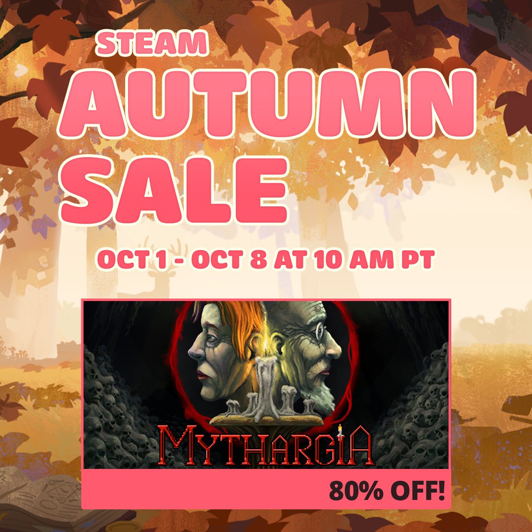 runbycoffee's tweet photo. An abandoned island shrouded in fog, hiding eerie secrets across two dimensions? Sure sounds like a spooky experience for spooky month! 🎃👻 

Grab Mythargia at 80% off! 

#halloween #autumsale #runbycoffee #mythargia #steam #pixelart #narrativegames #unity #indiegames #horror https://t.co/R1aerhX05A