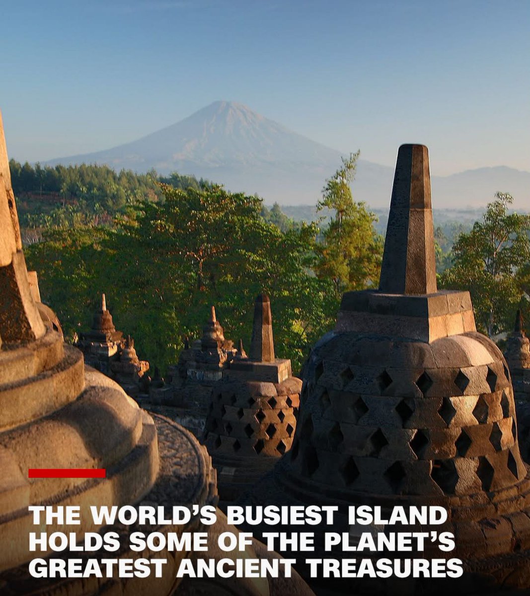 TrumpUpdatbtX's tweet photo. 🌏 Indonesia’s Hidden Treasure!

Indonesia’s most populous island is packed with cultural wonders — including three UNESCO World Heritage sites within just 25 miles of each other. 🇮🇩 https://t.co/dKaZsZlSgC