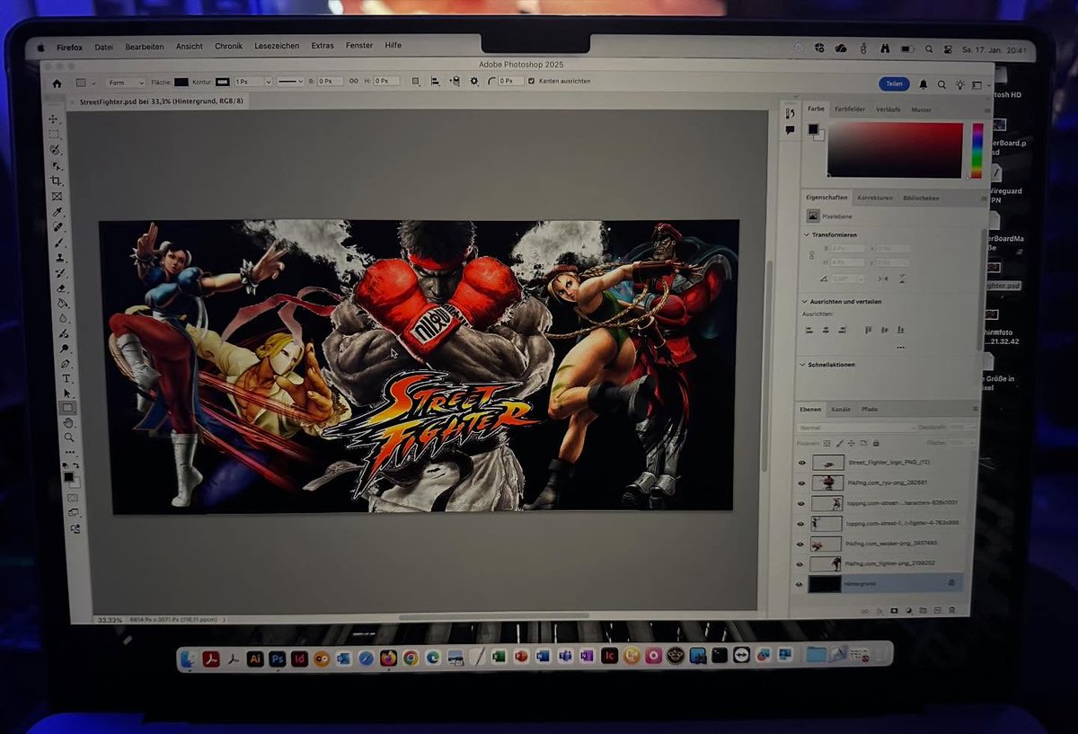 EPIC_FAILx's tweet photo. #arcadecabinet #graphicsdesign #hobby
#streetfighter #eveningslikethese
Einfach mal bisschen in Photoshop rumspielen, eine Vorlage für eine Folie für mein Controller-Board des Iconic Arcade designen. Wie findet Ihr den Entwurf? Just messing around https://t.co/Z0ZW6QL5Fq