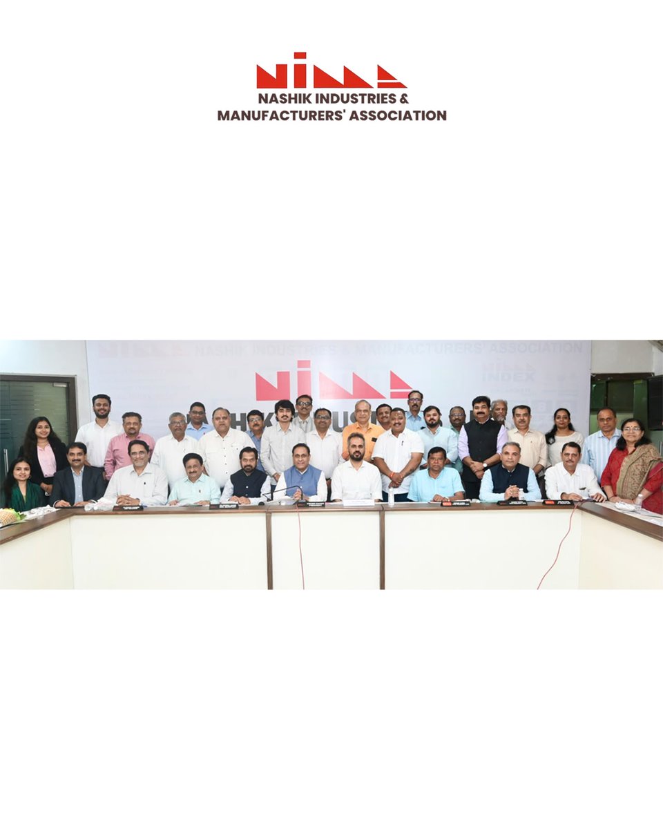 NIMANashik's tweet photo. NIMA – NTKMA Interaction on Kumbh 2027
NIMA members gained valuable insights from Hon. Commissioner, NTKMA, Shri Shekhar Singh, on Kumbh 2027, industry opportunities, and how businesses can contribute to making this historic event a grand success.
#NashikKumbh2027 #MakeInNashik https://t.co/SVAS9Ocor8