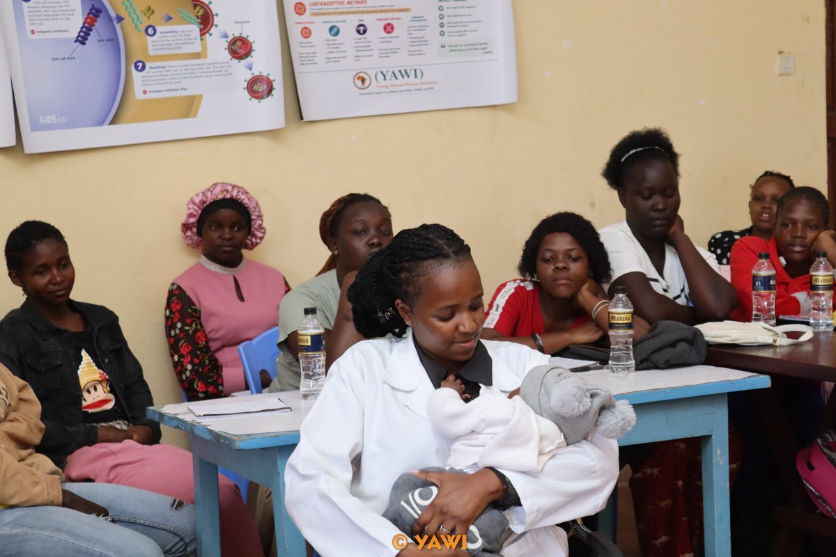 YawiKenya's tweet photo. YAWI equipped adolescent girls, out of school teen girls and young mothers with knowledge on SRH, maternal health, nutrition, contraception, HIV/STIs and GBV response. Building healthier futures through informed choices. 💜#SRHR #MaternalHealth #YoungMothers #EndGBV https://t.co/4m2ow1u1W9