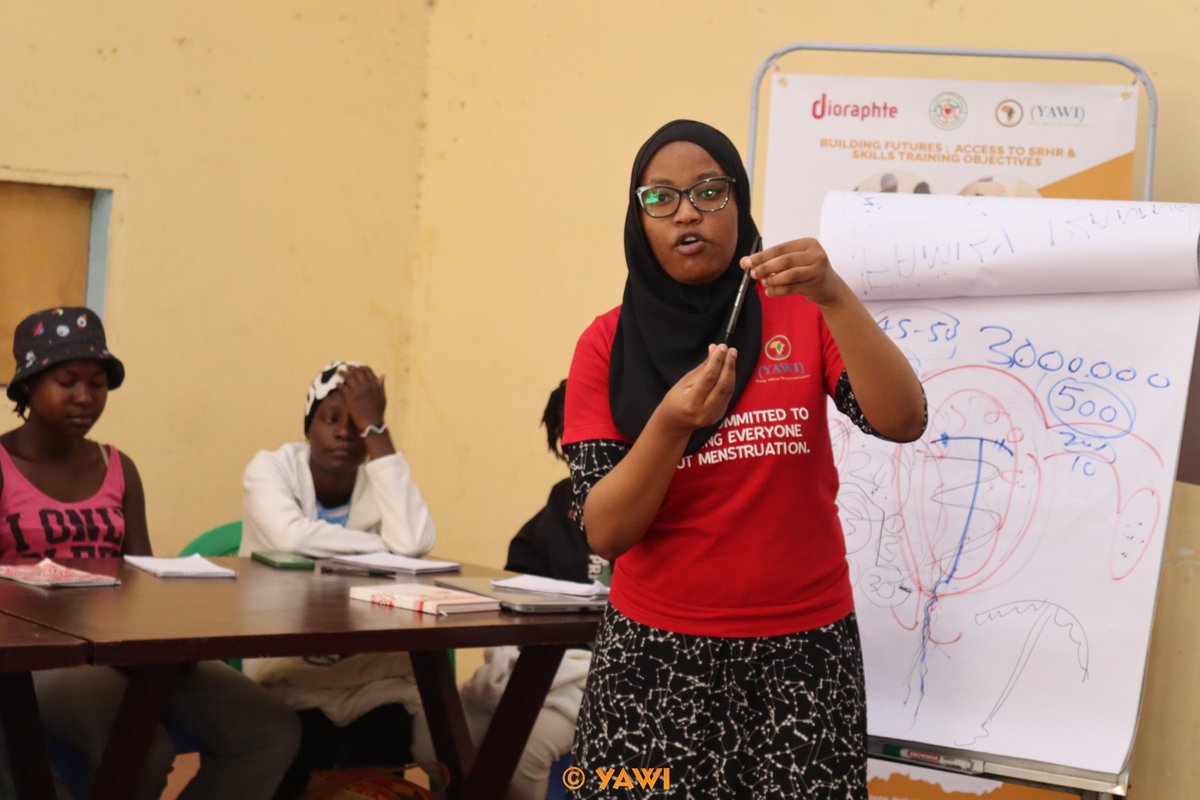 YawiKenya's tweet photo. YAWI equipped adolescent girls, out of school teen girls and young mothers with knowledge on SRH, maternal health, nutrition, contraception, HIV/STIs and GBV response. Building healthier futures through informed choices. 💜#SRHR #MaternalHealth #YoungMothers #EndGBV https://t.co/4m2ow1u1W9