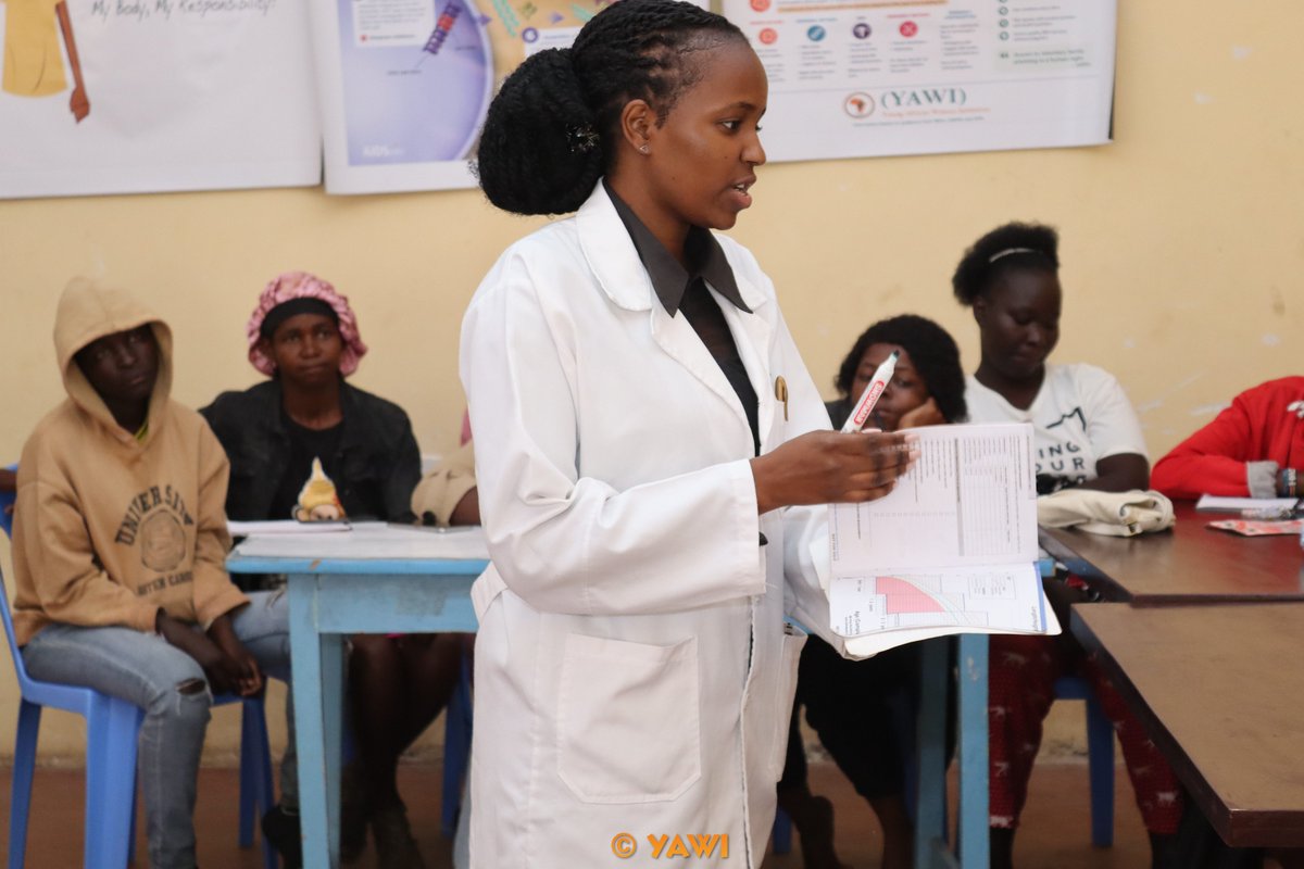 YawiKenya's tweet photo. YAWI equipped adolescent girls, out of school teen girls and young mothers with knowledge on SRH, maternal health, nutrition, contraception, HIV/STIs and GBV response. Building healthier futures through informed choices. 💜#SRHR #MaternalHealth #YoungMothers #EndGBV https://t.co/4m2ow1u1W9