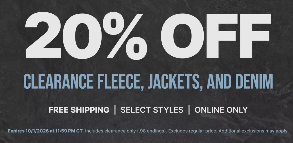 SOLELINKS's tweet photo. Ad: Extra 20% off Clearance Apparel on Hibbett, discount applied in cart

SHOP => https://t.co/ZNXMXoYir5 https://t.co/bQWuUmV8hW