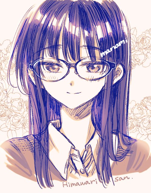 _manamisugano's tweet photo. ＃メガネの日　＃眼鏡の日　＃ひまわりさん https://t.co/H4ncRn6uz1