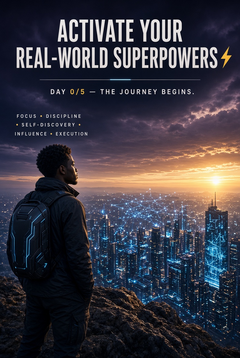 Durobann's tweet photo. 🧠 DAY 1 — ACTIVATE YOUR SUPERPOWERS

Your first superpower isn't money.
It isn't connections.
It isn't technology.
It's your ability to control your attention.
As a builder, founder, and trader, my biggest asset is not my laptop or capital.

It's my brain.

Today I'm focusing on 3 things:

→ 😴 Sleep enough to protect decision-making
→ 📵 Remove distractions before they control me
→ 🎯 Work in deep-focus blocks on ONE important task

No multitasking.
No endless scrolling.
No reacting to everything.

Build the ability to sit with a difficult problem until you solve it.
That's a superpower.
Day 1/5 🧠

#BuildInPublic #Founder #Tech #Trading #SelfImprovement